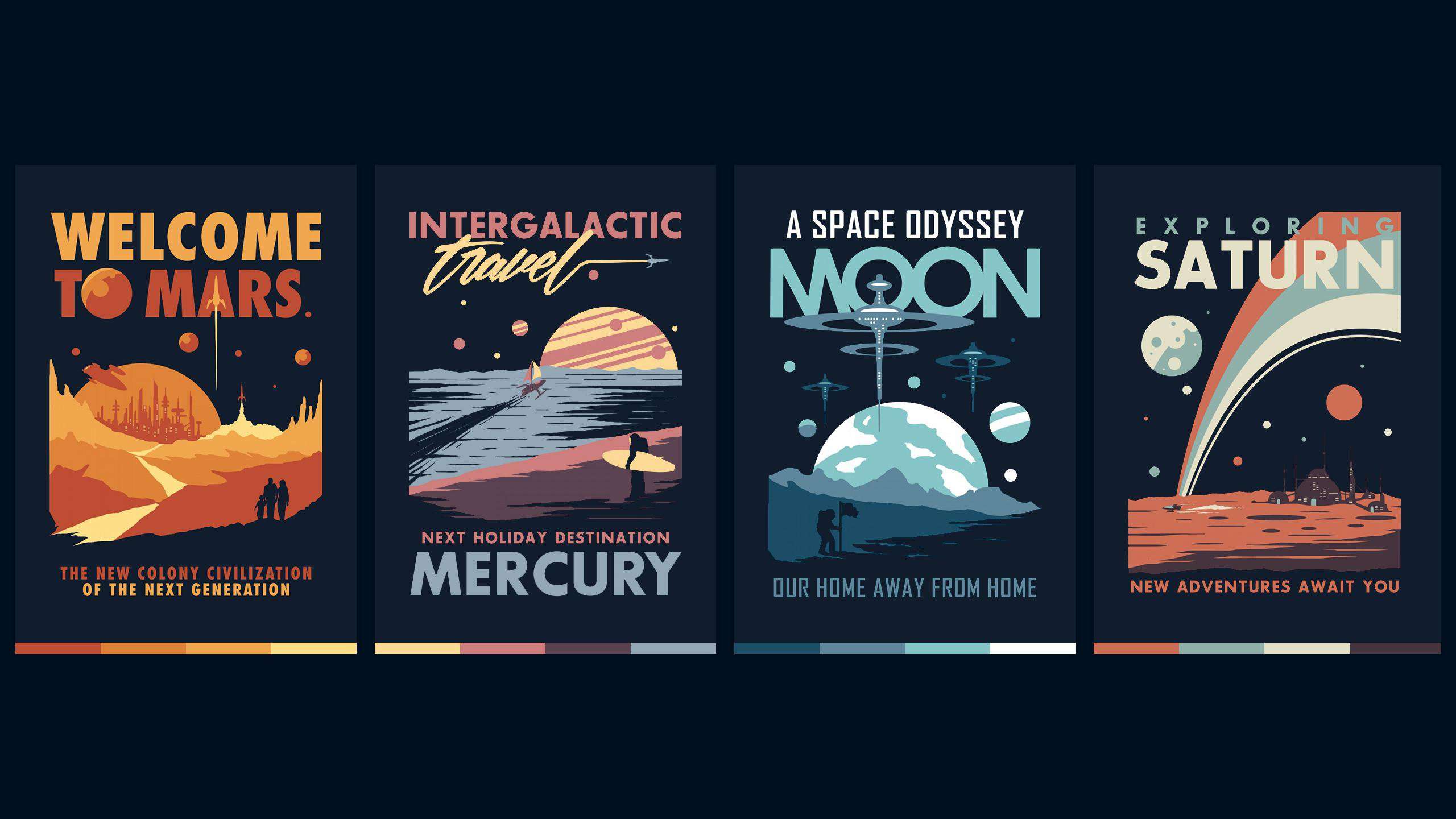Retro Space Phone Wallpaperwalpaperlist.com