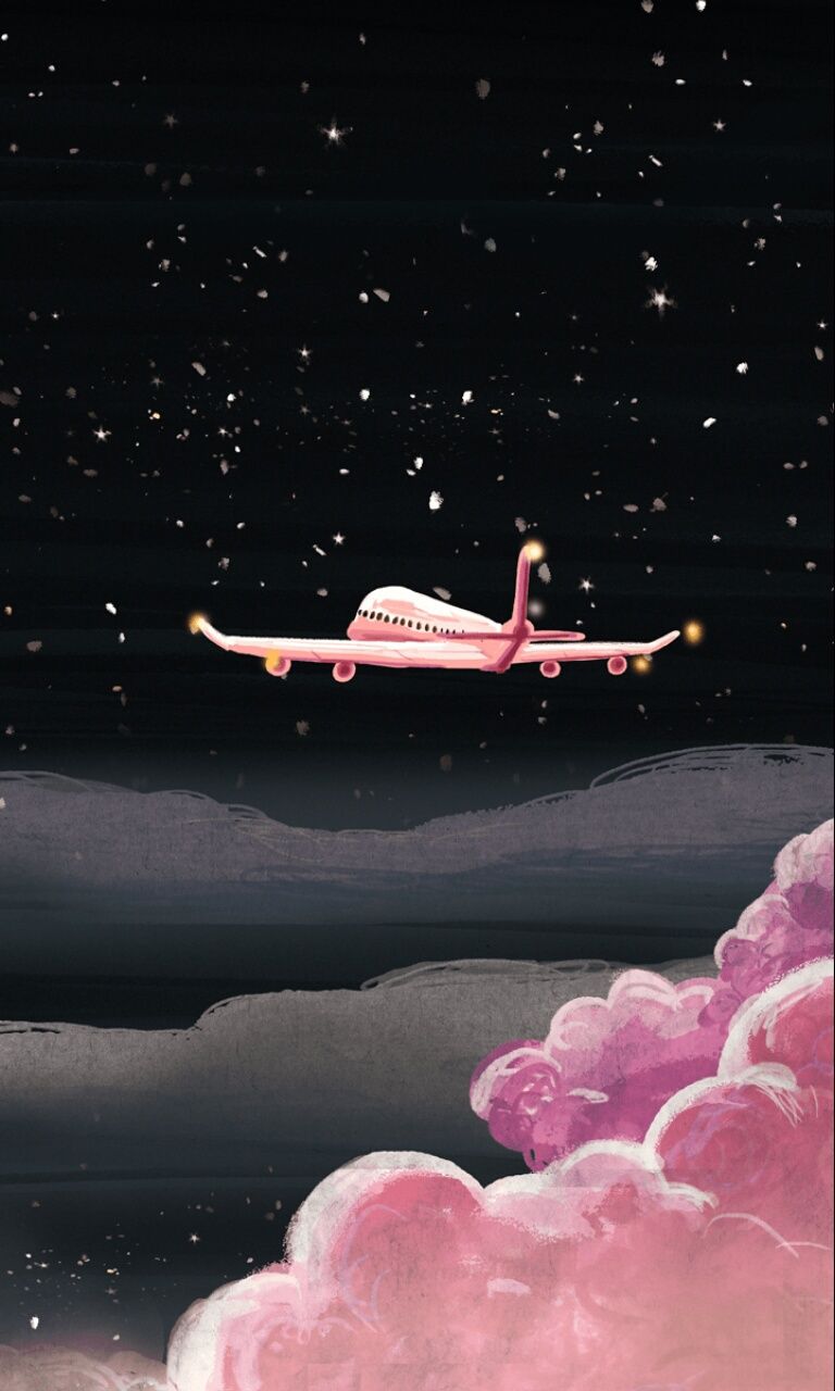 Pink Plane Wallpaper Free Pink .wallpaperaccess.com