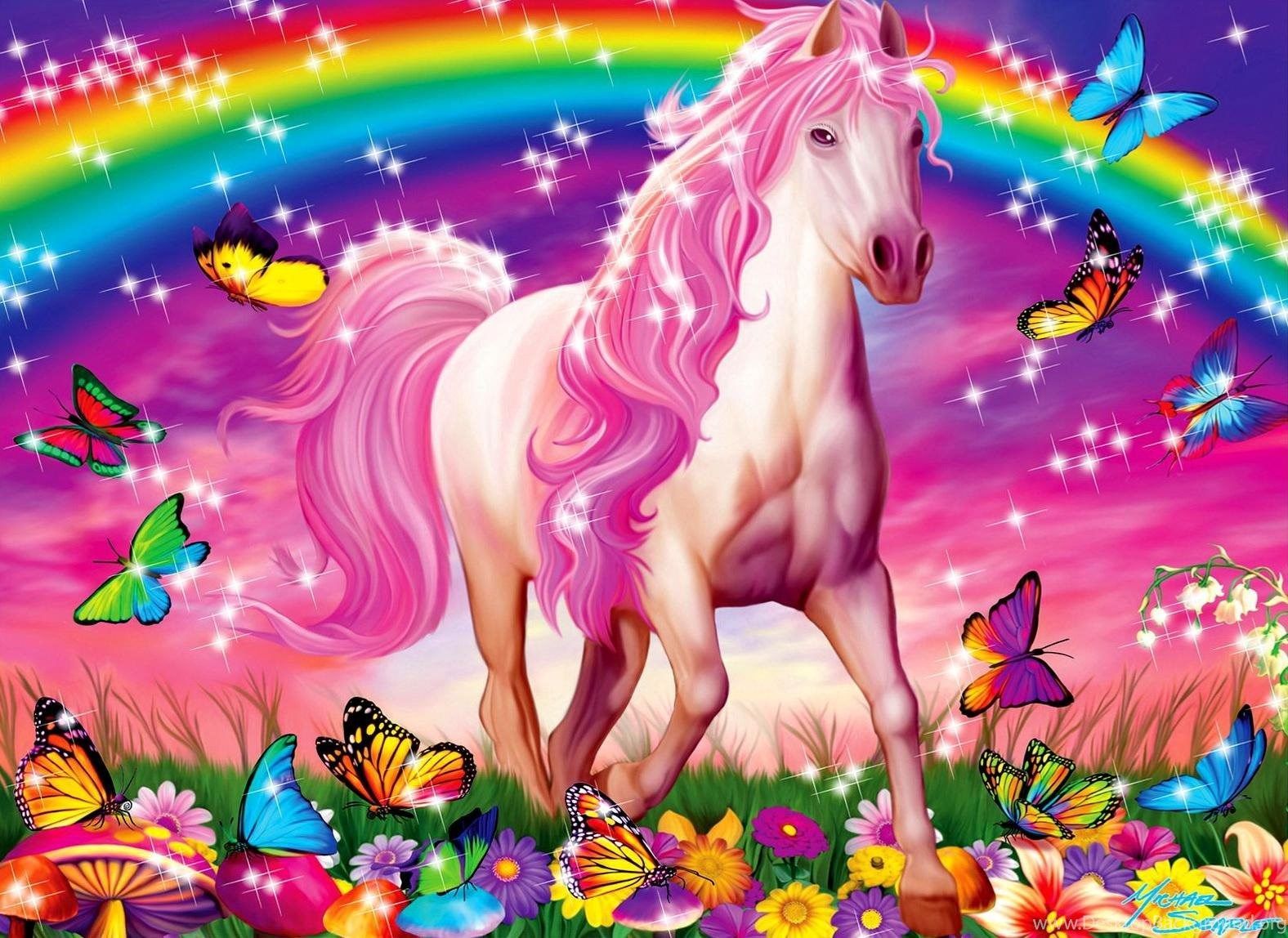 Rainbow Horse Wallpapers Wallpaper Cave