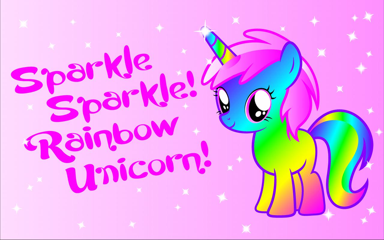 Sparkle Rainbow Unicorn LW Android Apps .wallpaperafari.com