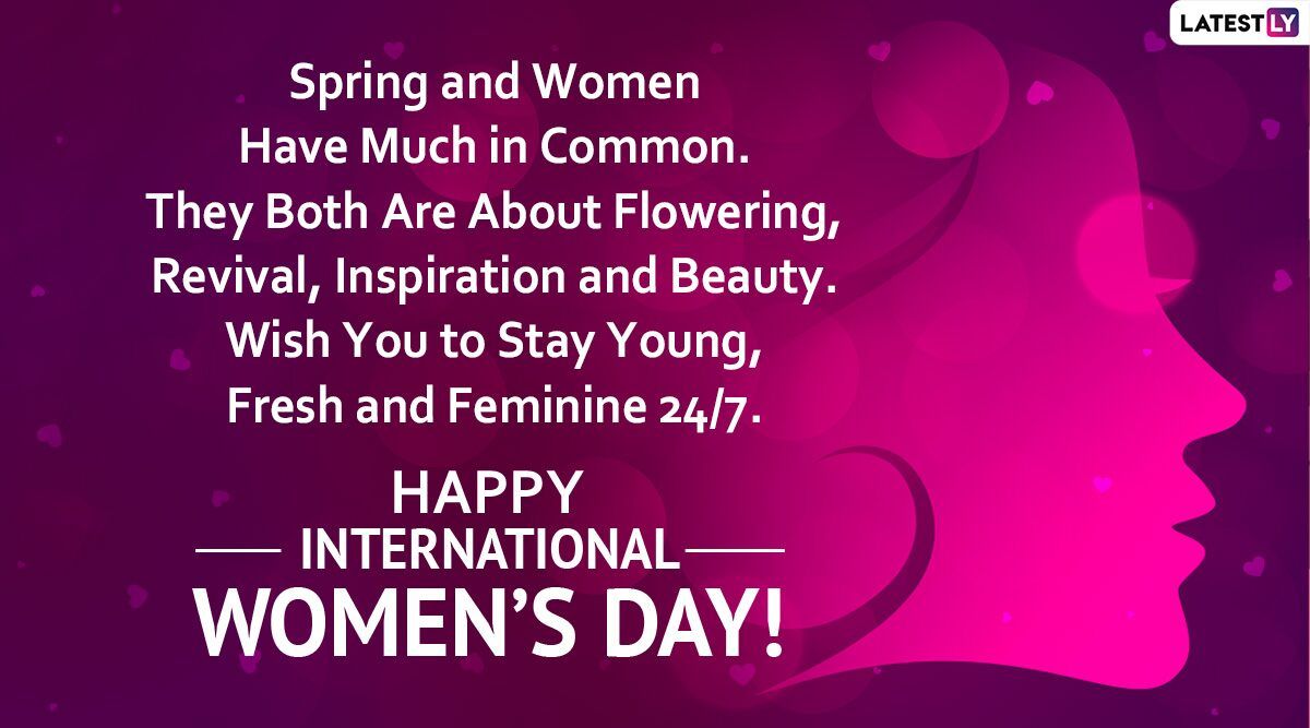 National Women's Day 2020 Greetings .latestly.com