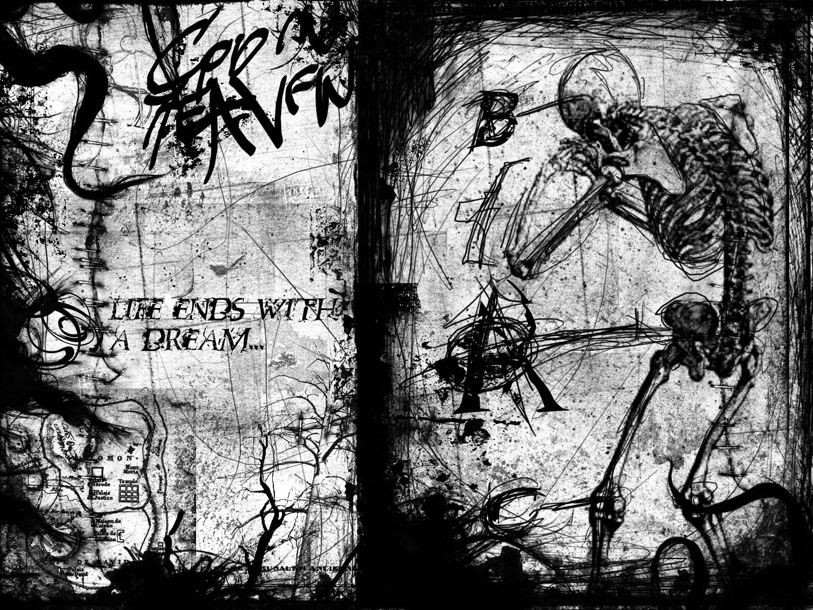 Life Ends With A Dream Dark Gothic .wallpapertip.com