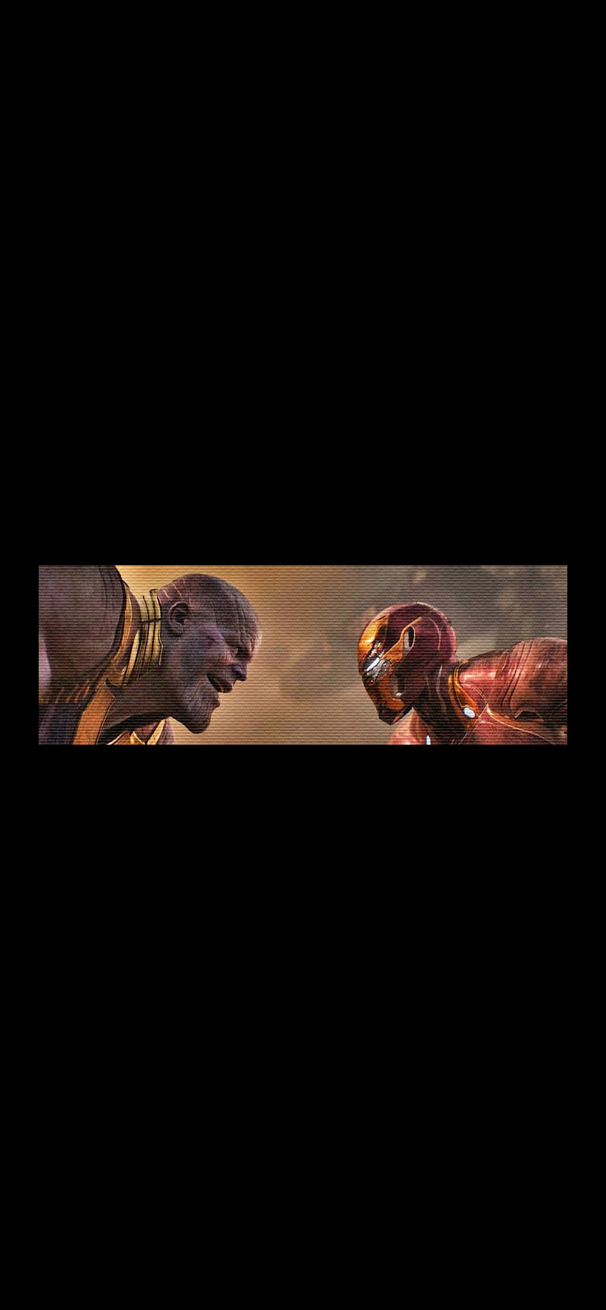 Thanos vs Ironman wallpaper amoled .heroscreen.cc