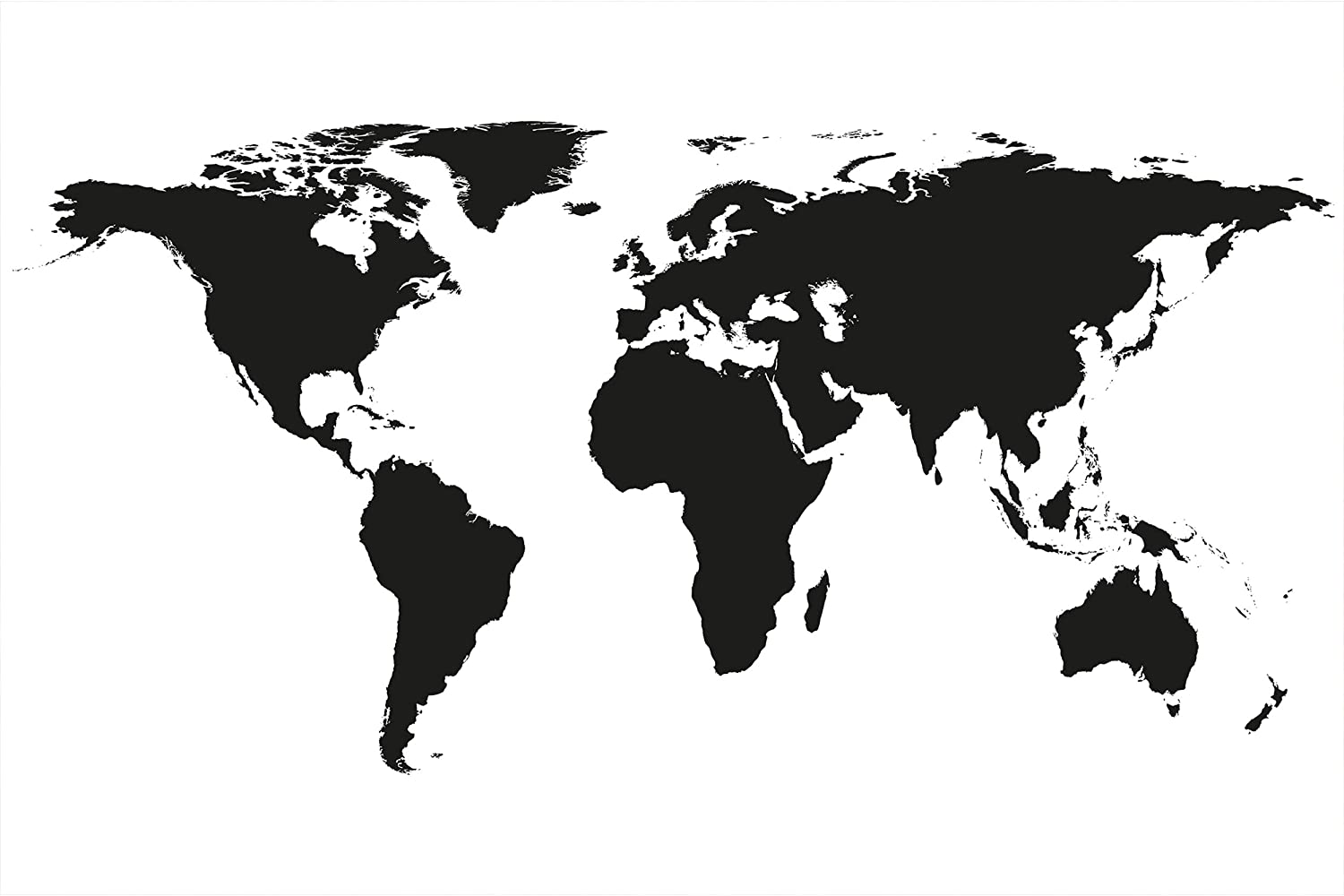 Continents Ocean Image Decor Wall Mural .amazon.com