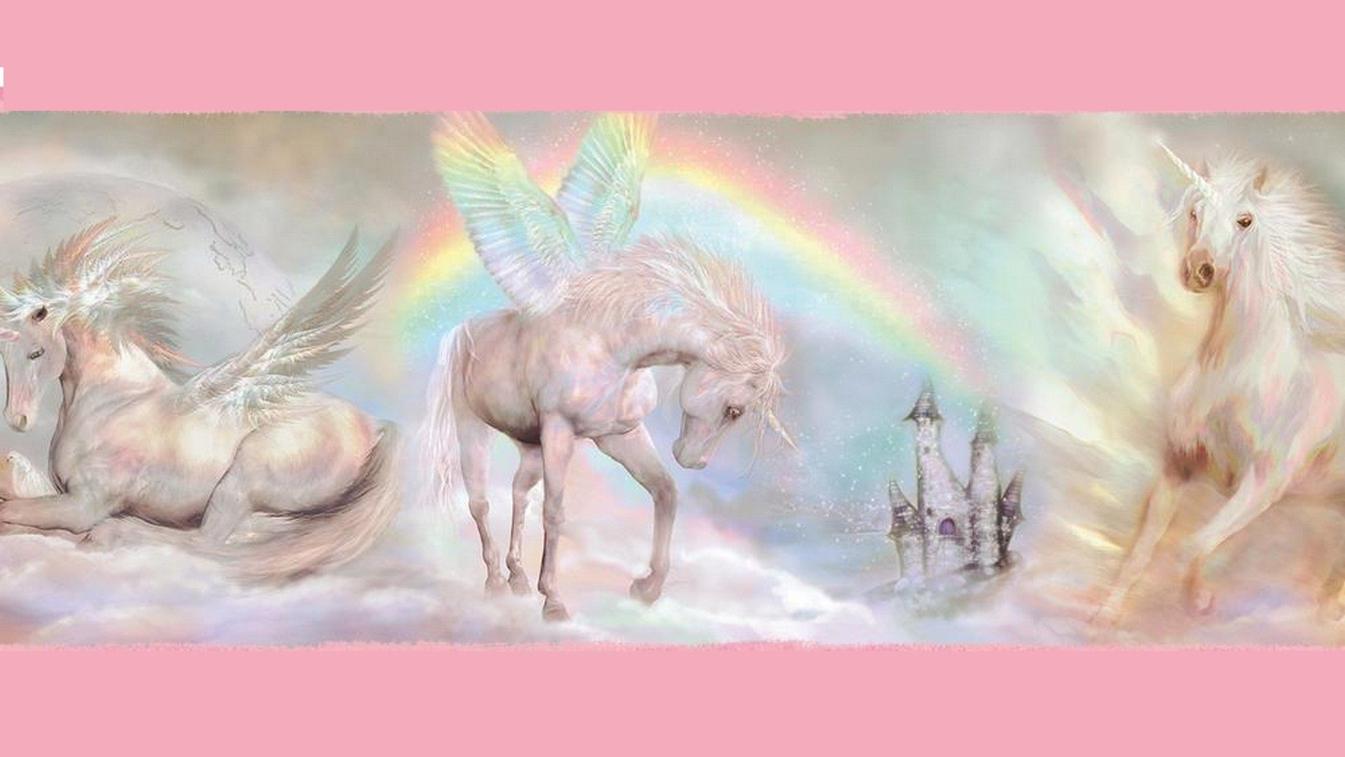 Cute Girly Unicorn HD Wallpaper With High Resolution HD Wallpaper