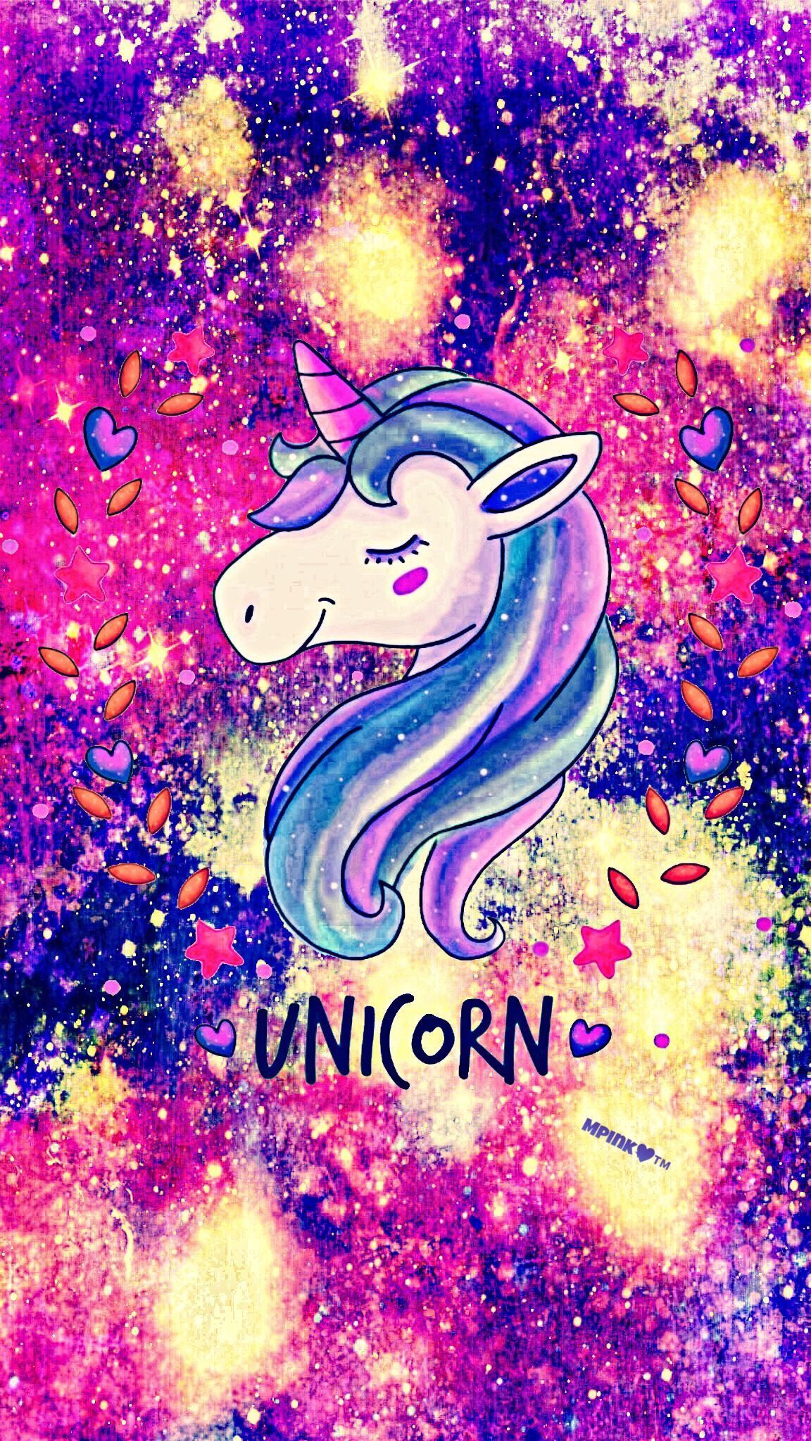 Girly Unicorn Galaxy Wallpaper .line.17qq.com