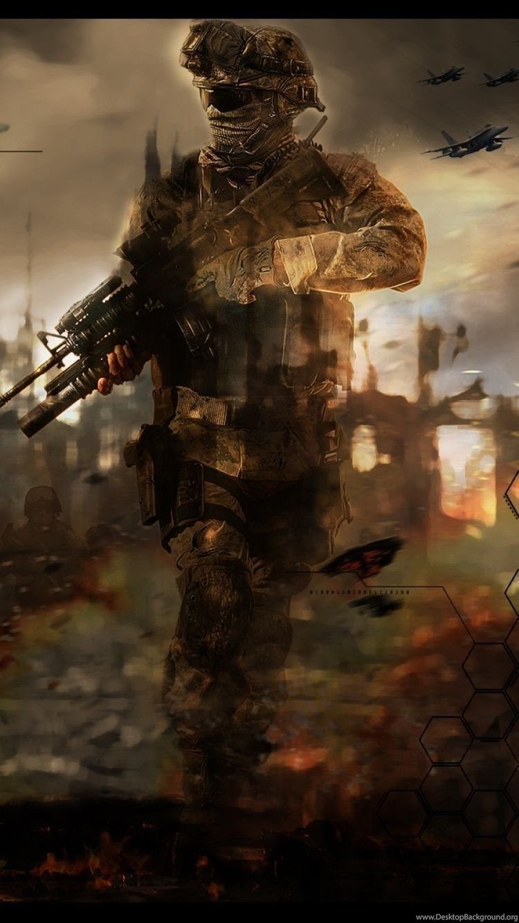 iPhone 6 Call Of Duty Modern Warfare 2 .desktopbackground.org