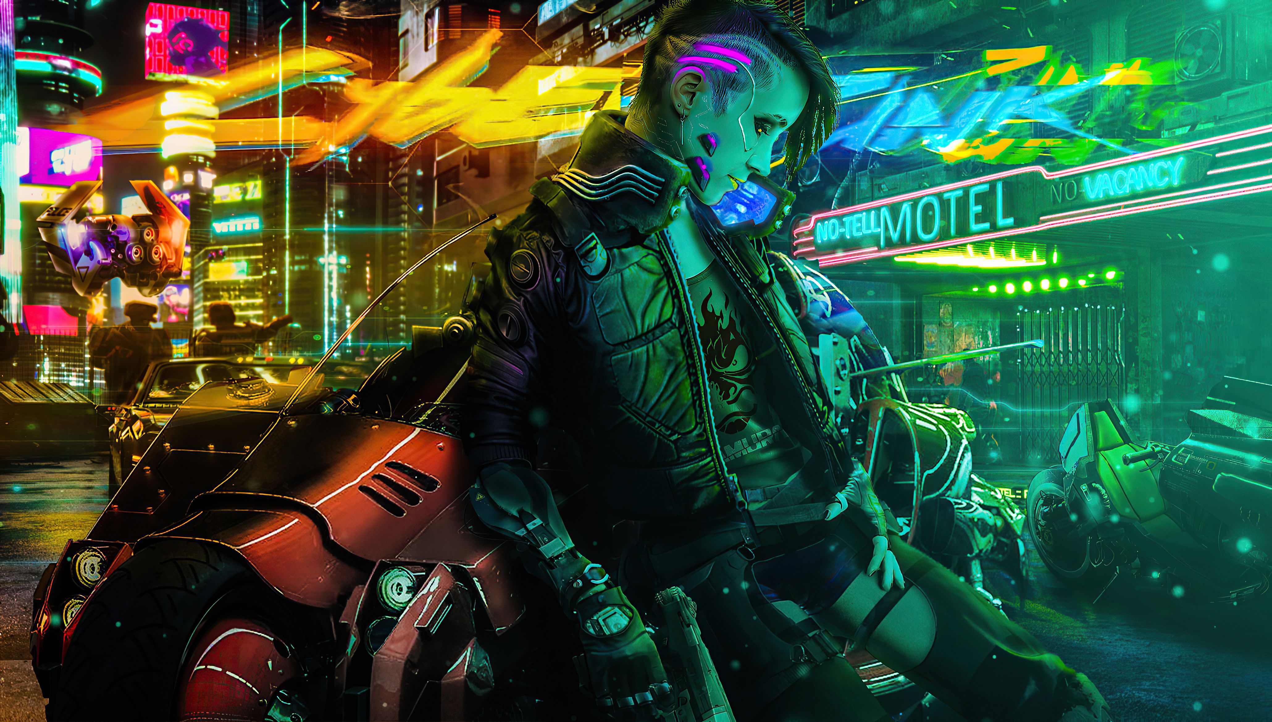 Живые обои 4к cyberpunk