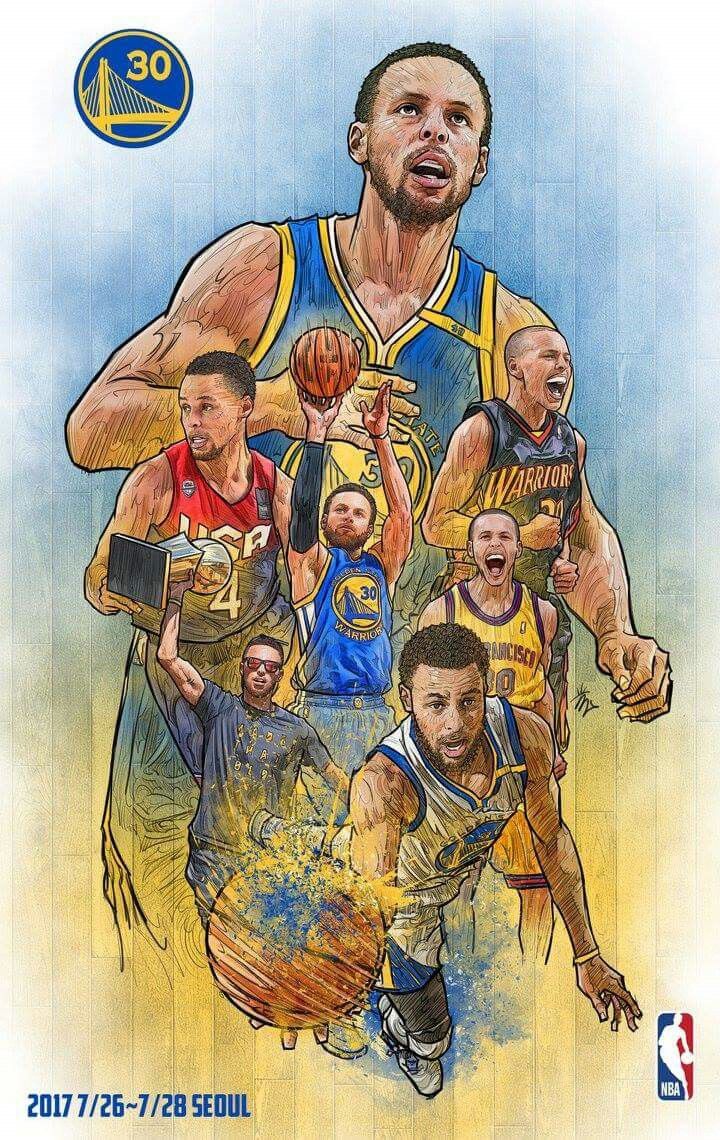 Cartoon Animated Stephen Curry Wallpaper : Stephen Curry Wallpaper