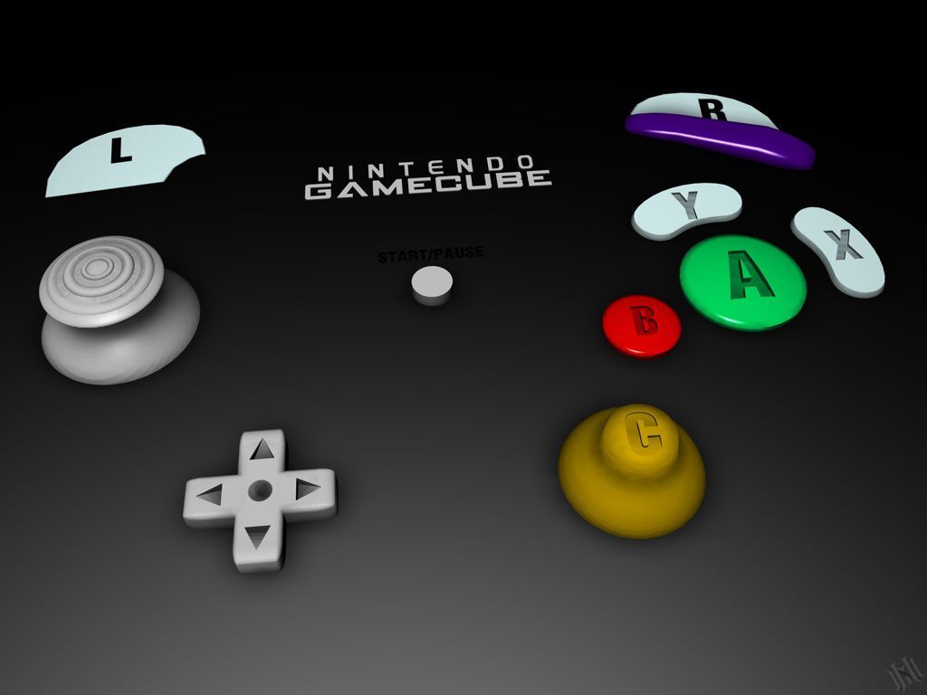 gamecube controller wallpaper