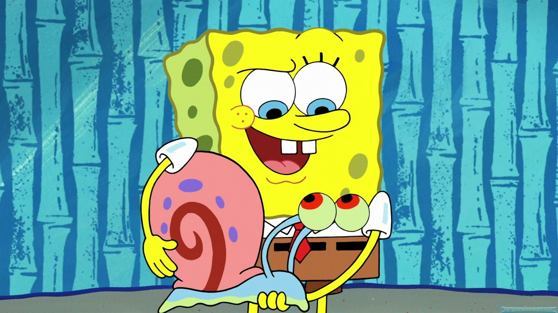 Spongebob and Gary .it.fanpop.com