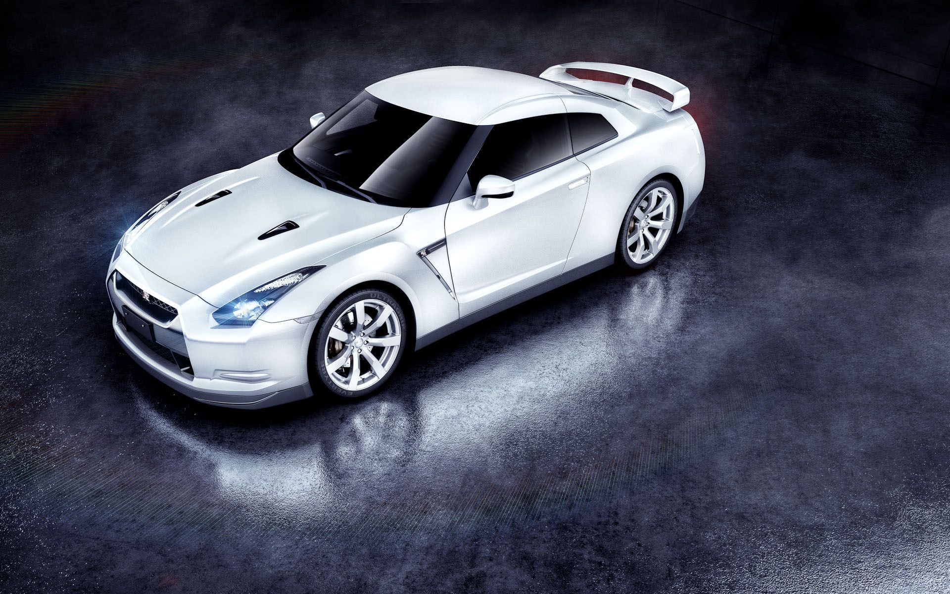 Nissan GTR in White Wallpaper. HD Car .hdcarwallpaper.com