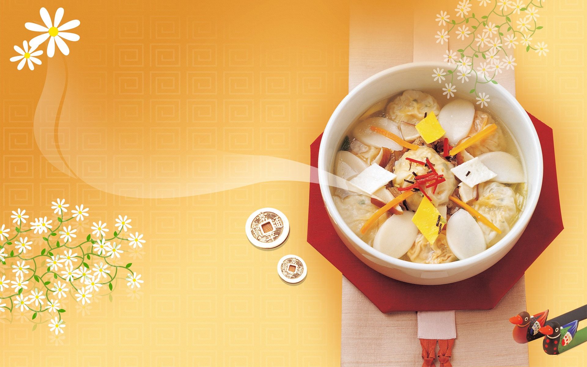 Gourmet dinner wallpaper .v3wall.com