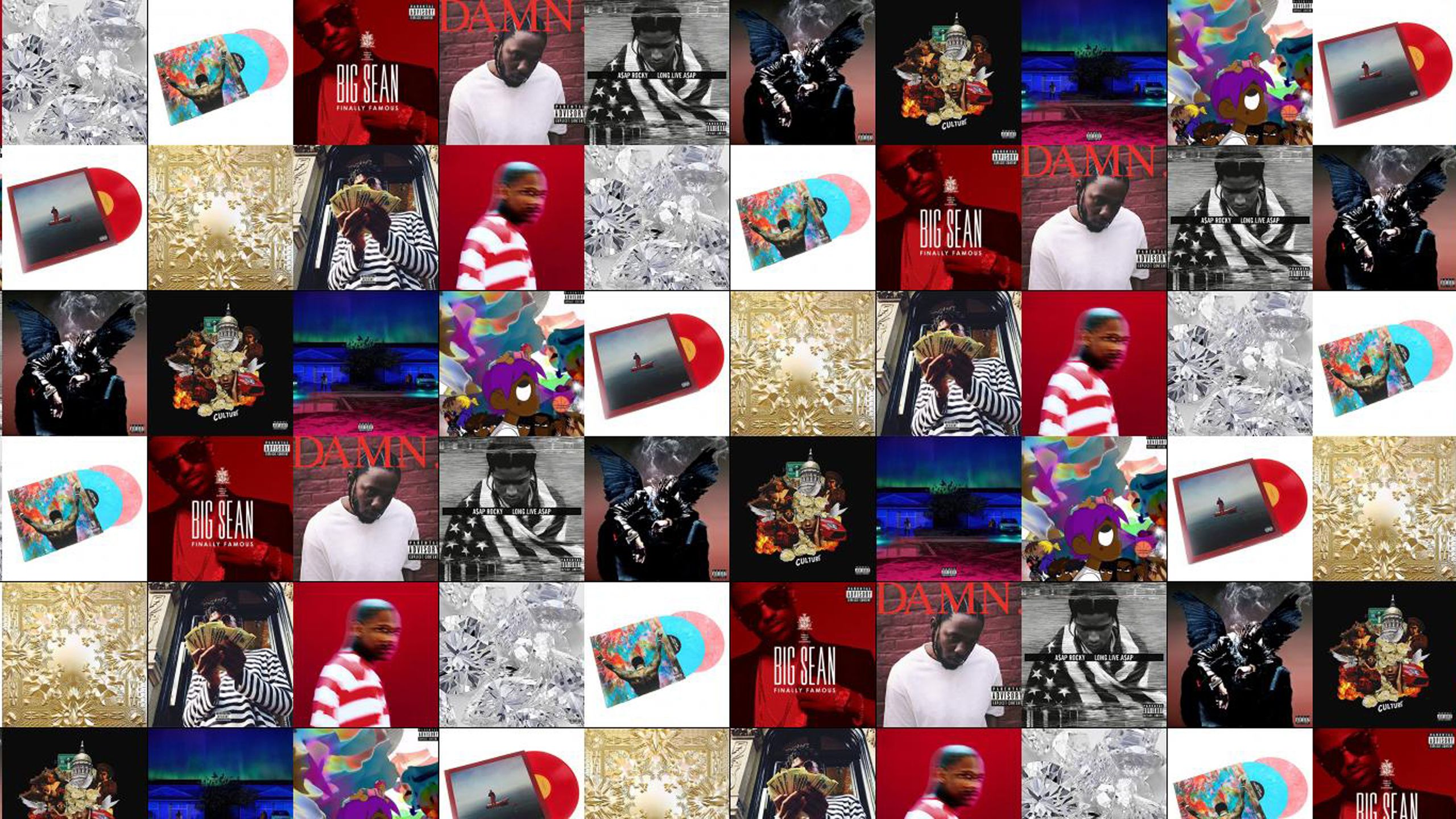 collage of big sean HD music Wallpaper .hdwallpaper.in