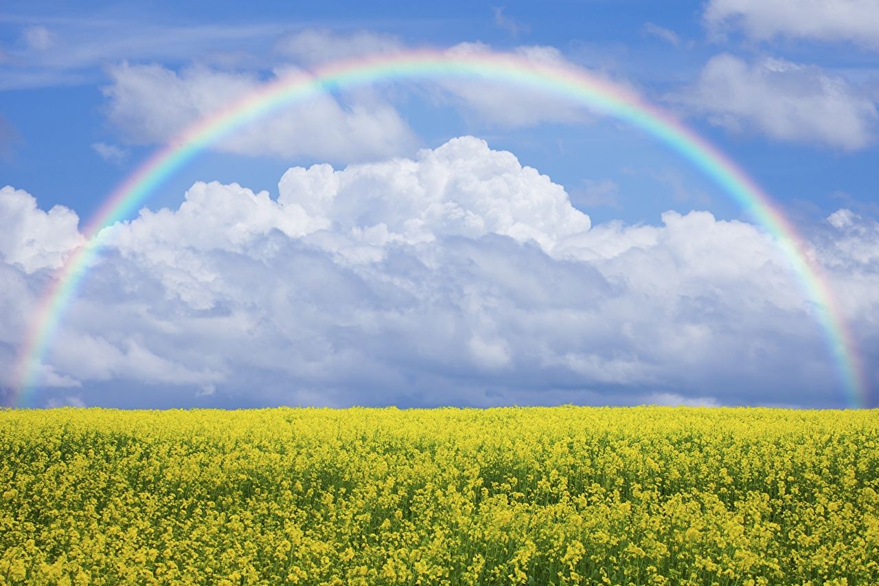 Desktop Wallpaper Nature Rainbow Sky .1zoom.net