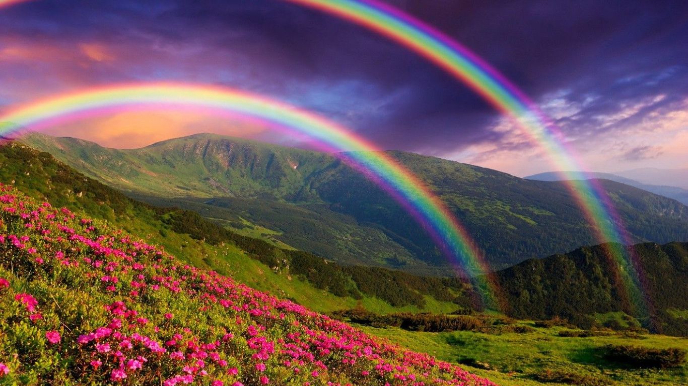 Natural Rainbow HD Wallpaper .wallpaperafari.com