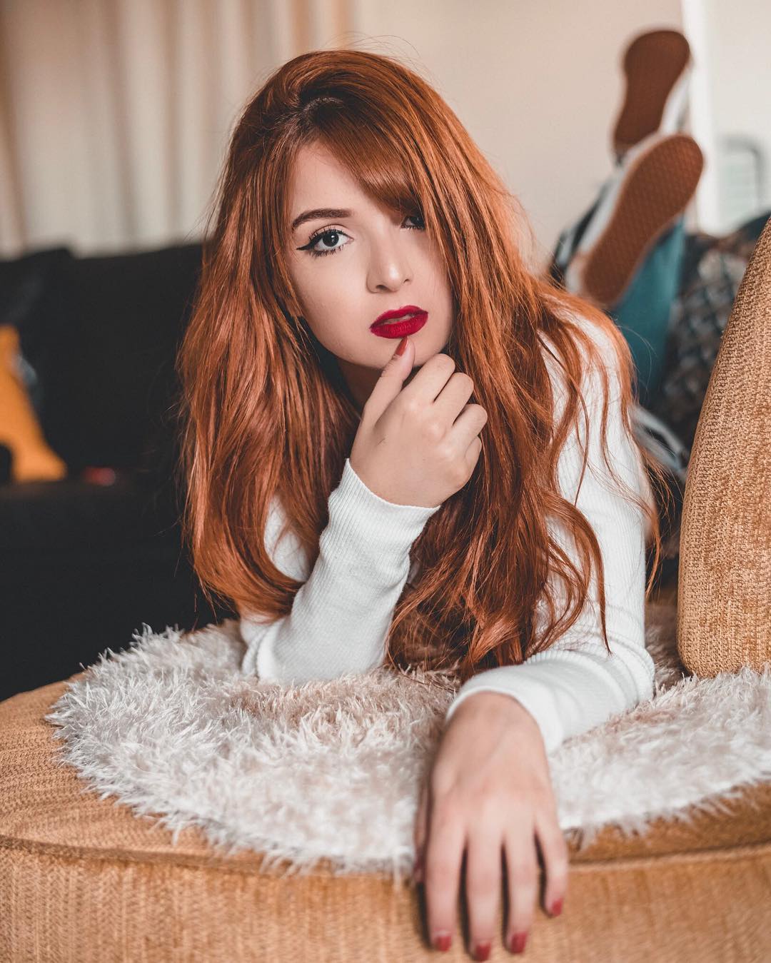 Instagram Redhead Beauty Sah Assal .t10ranker.com