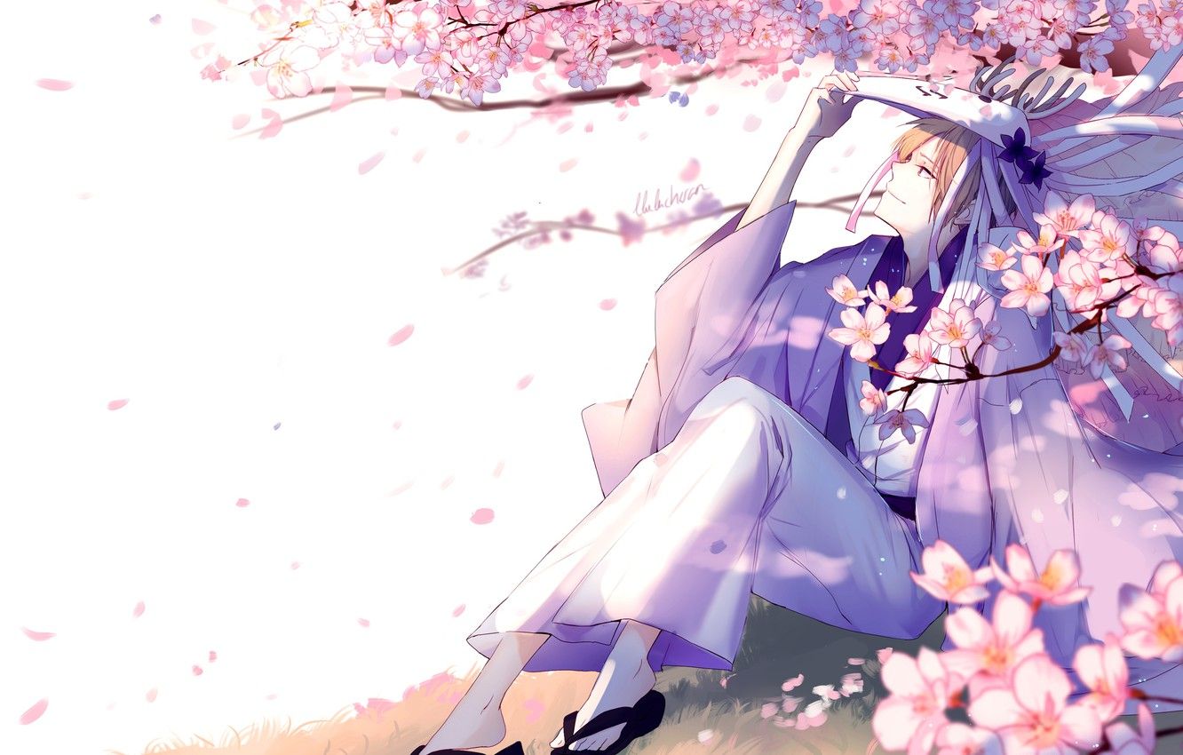 Wallpaper the wind, Sakura, mask .anime.goodfon.com