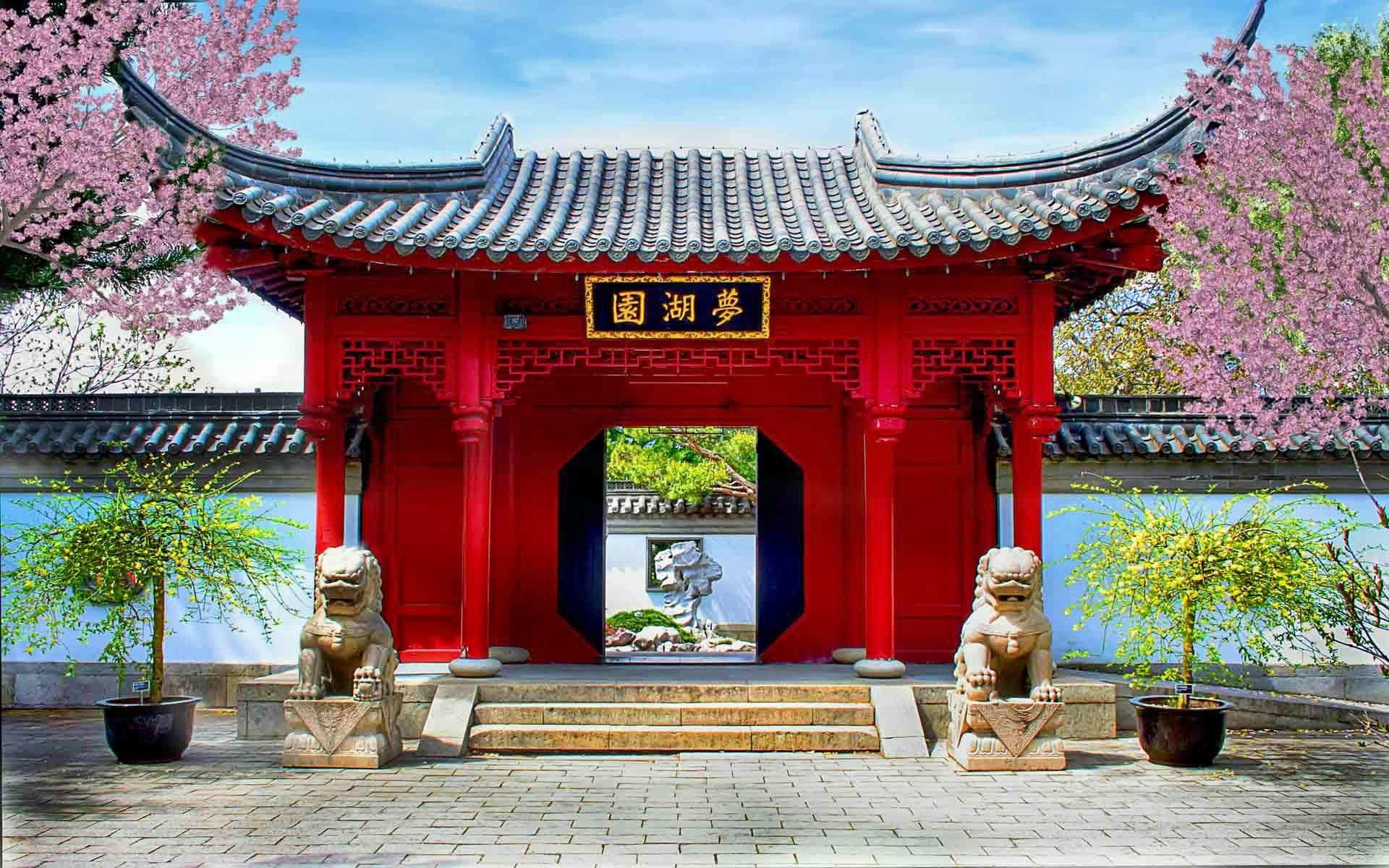 Temple Gate Temple Wallpaper HD