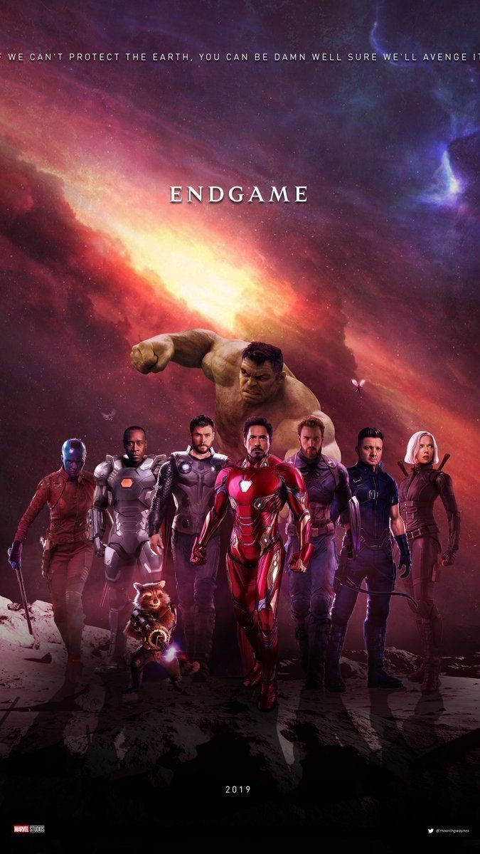 Avengers End Game team tony stark hulk .themobilewallpaper.com
