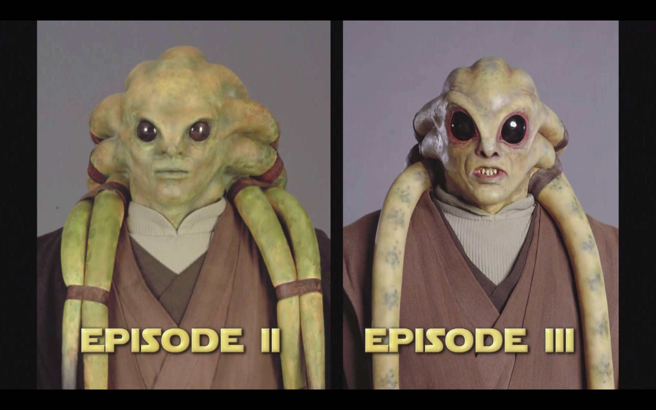What the hell happened to Kit Fisto between movies? He looked so much friendlier