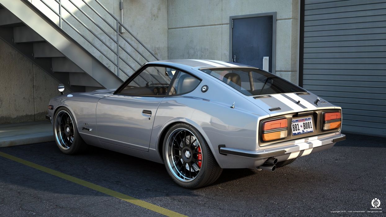 Nissan datsun 240z coupe japan tuning .wallpaperup.com