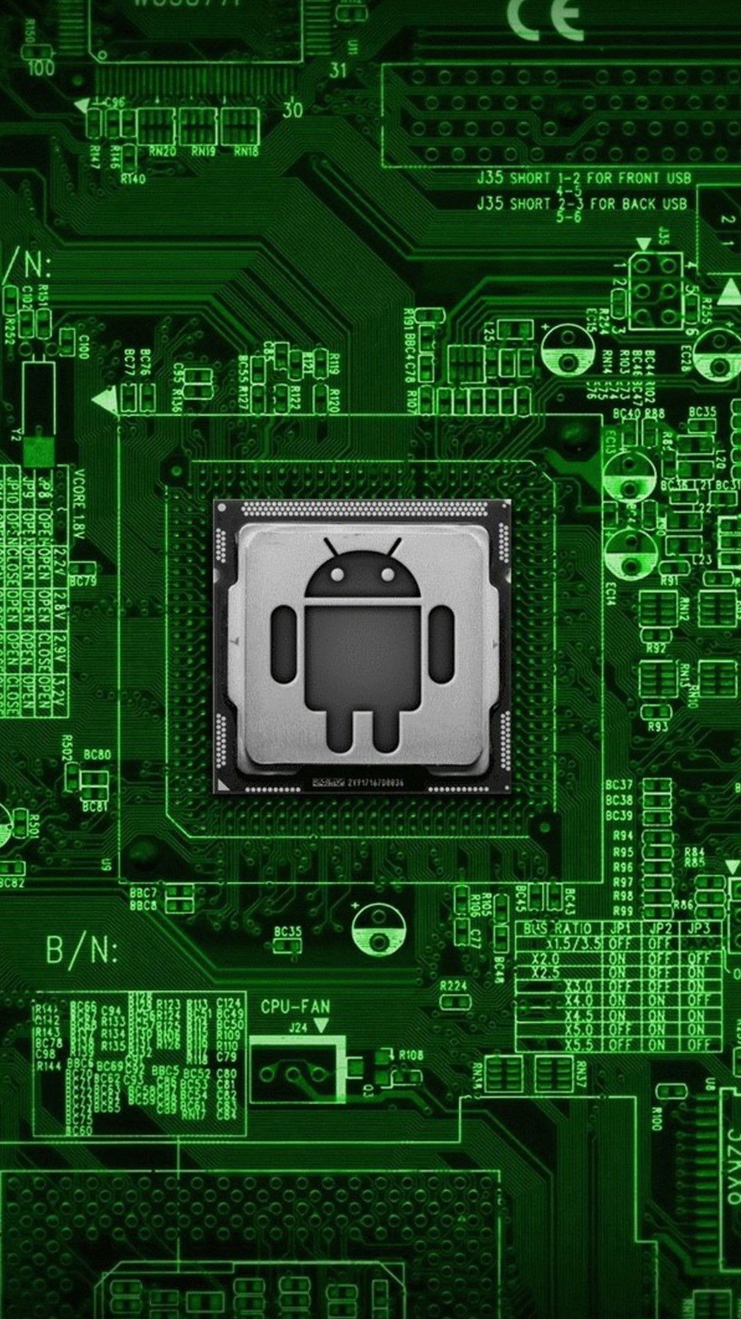 3D Android Circuit Wallpapers - Wallpaper Cave