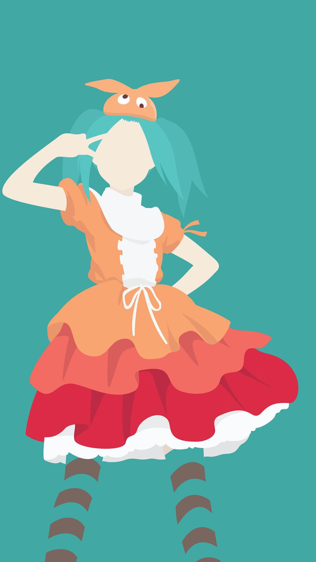 Ononoki Yotsugi. Monogatari. IPhone .iphone Wallpaper.pics