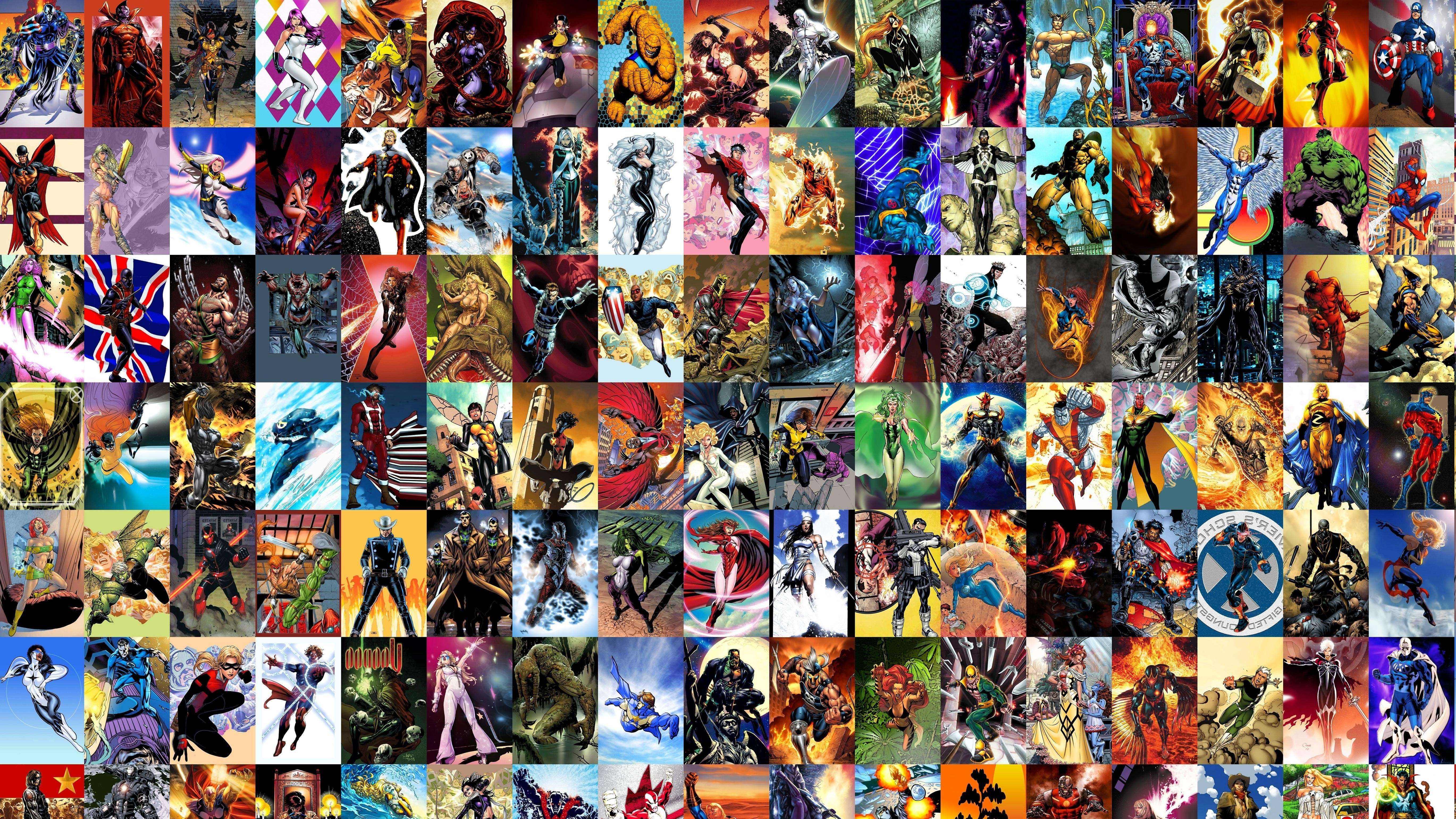 Wallpaper Collage Marvel Comicswalpaperlist.com