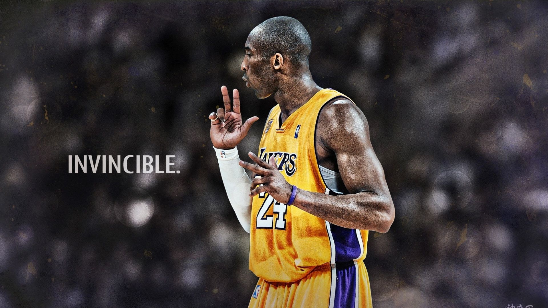 Kobe Bryant Invincible HD Wallpaper .wallpaperforu.com