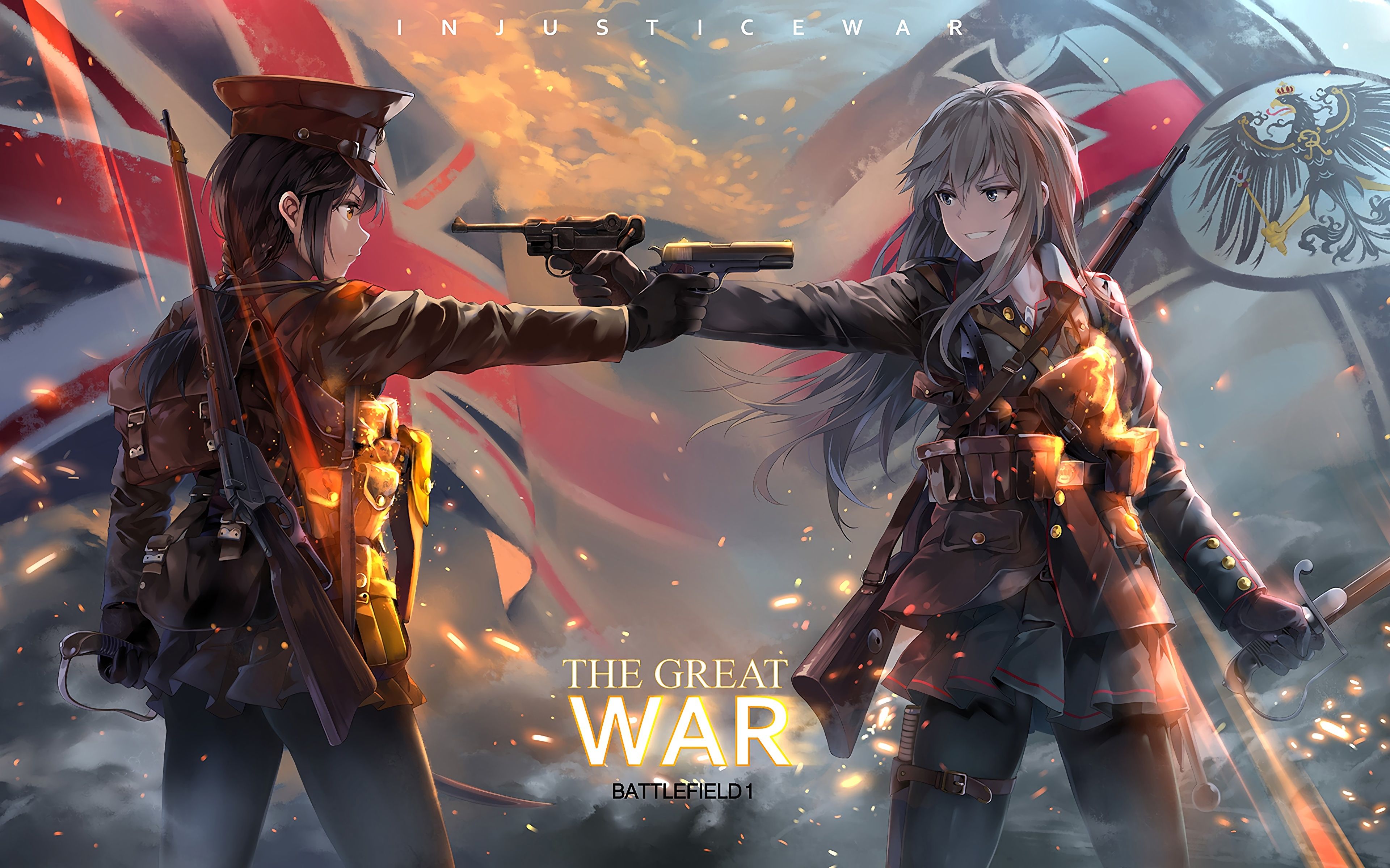 Pistols 2 Anime female Games 3840x24001zoom.me