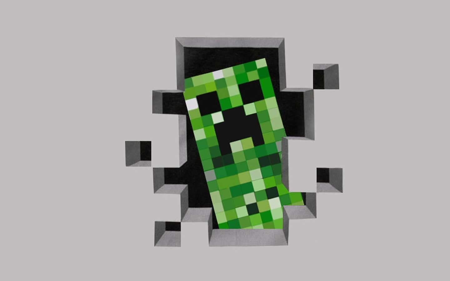 Minecraft Creeper Wallpaper 1440x900 .wallpaperafari.com