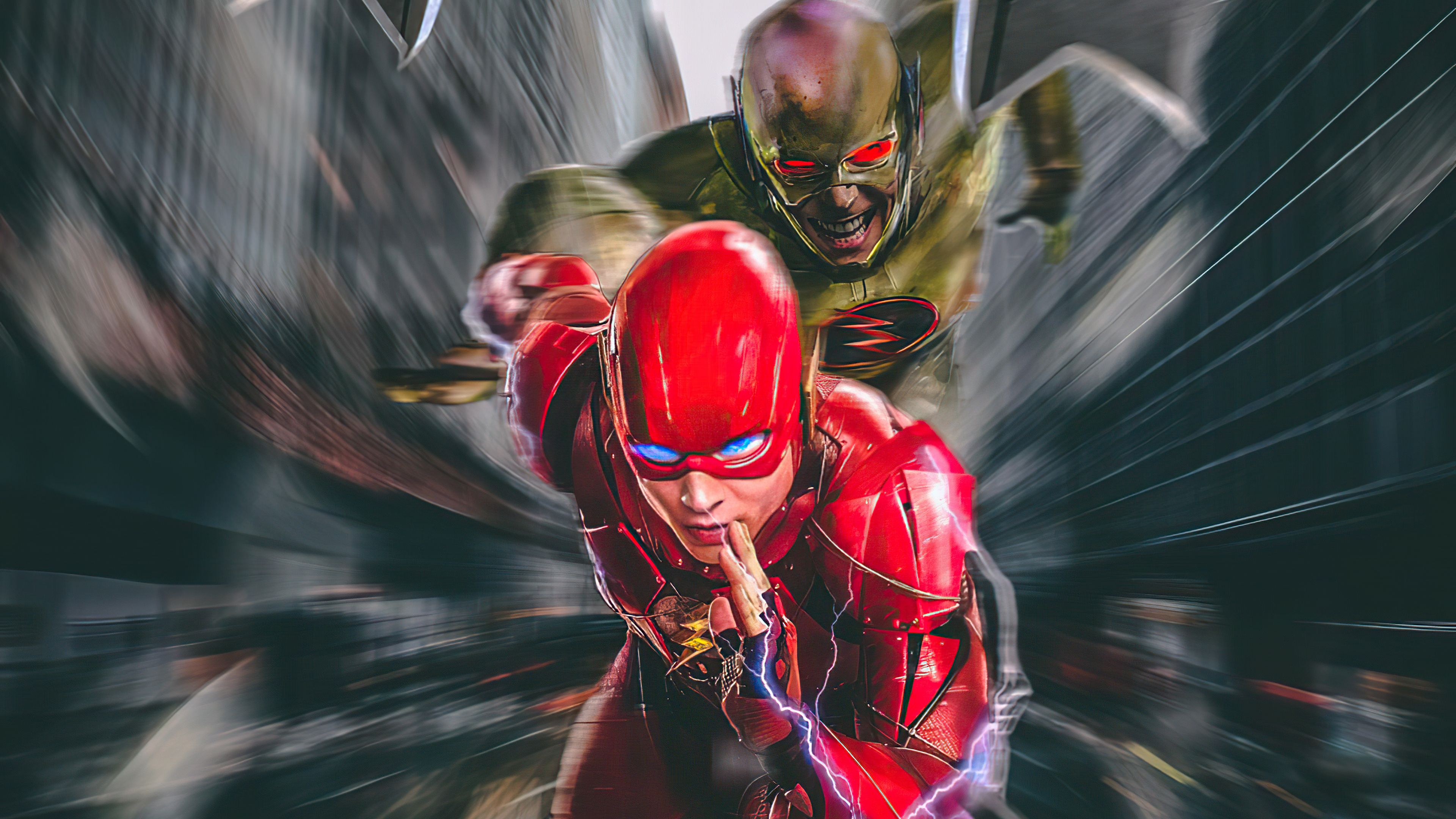 Flash Vs Zoom 4k, HD Superheroes, 4k Wallpaper, Image, Background, Photo and Picture