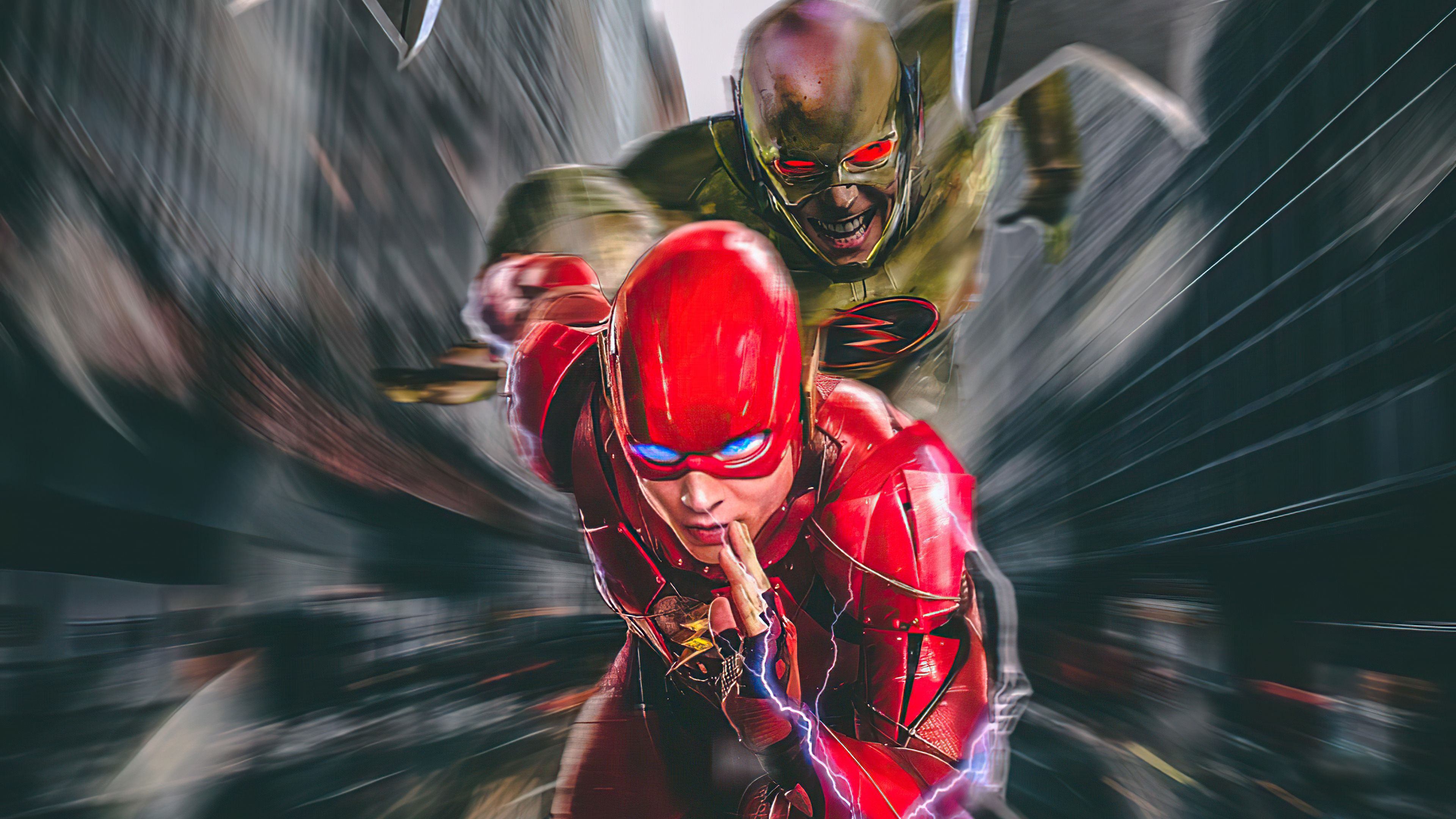 Flash Vs Zoom 4k, HD Superheroes, 4k .hdqwalls.com