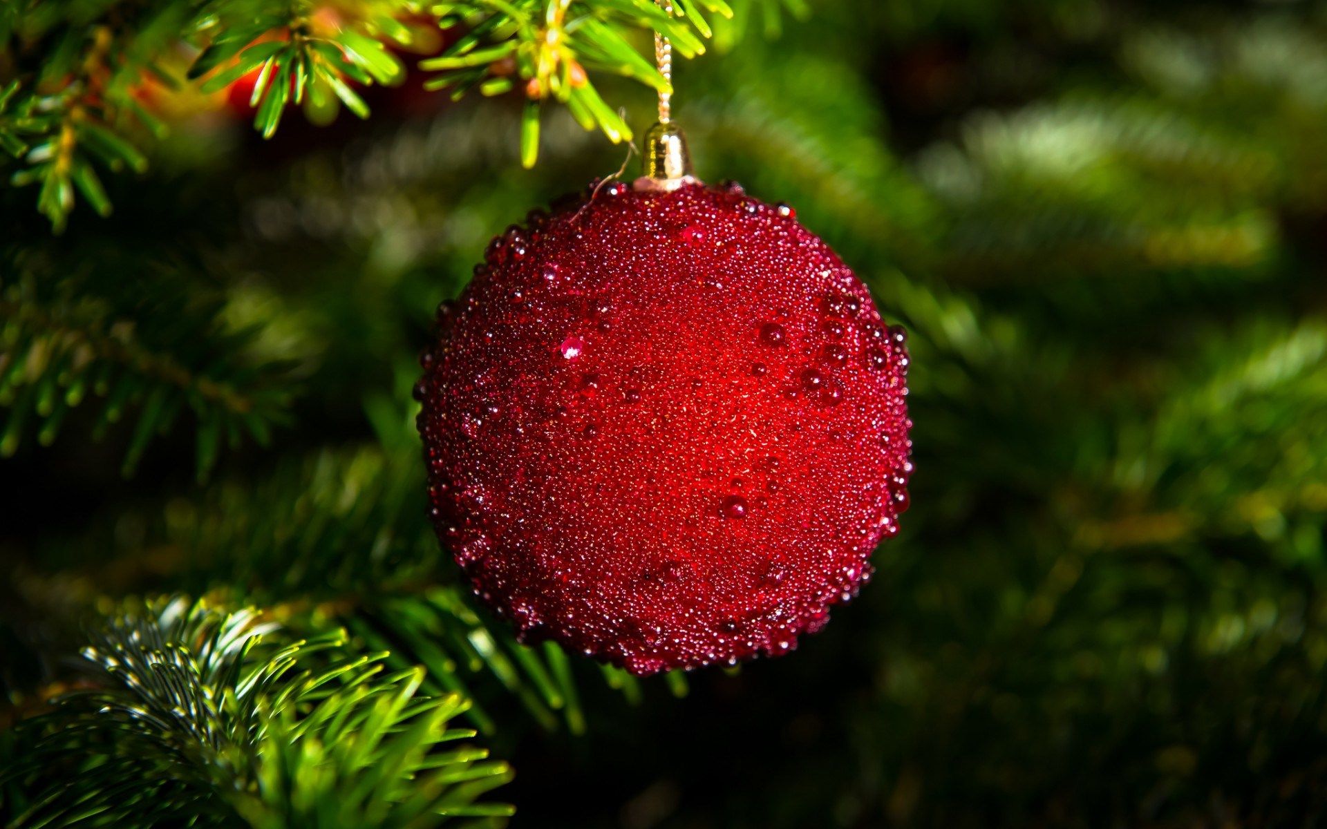merry christmas wallpaper red ball .hddesktopwallpaper.in
