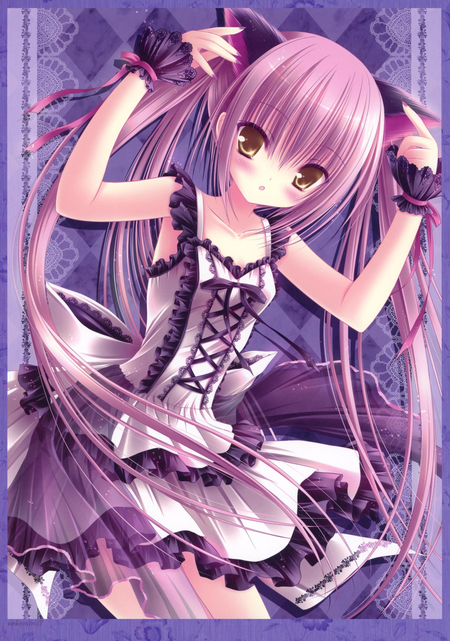 Pink Anime Girl Wallpaperanime Awe.blogspot.com