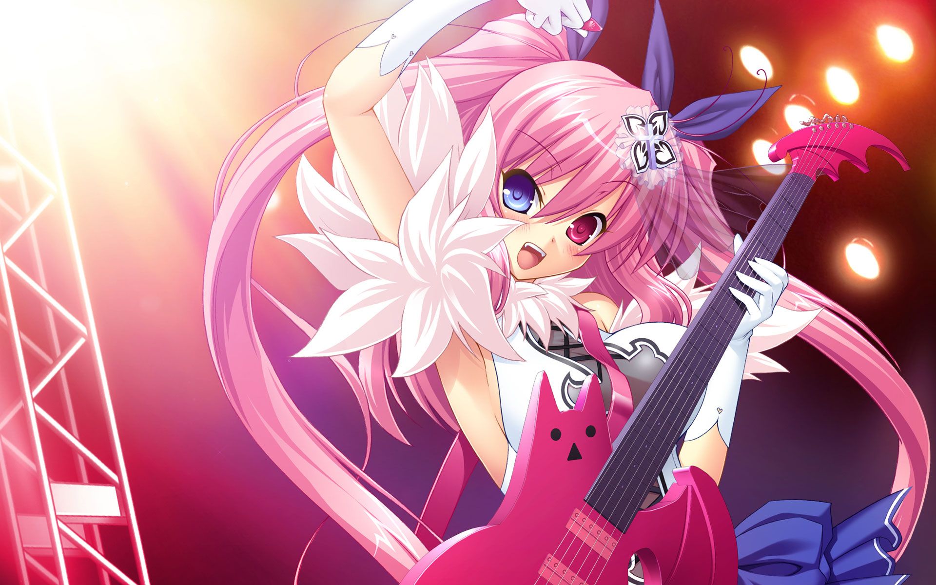Cute Pink Anime Girl Wallpaper .novocom.top