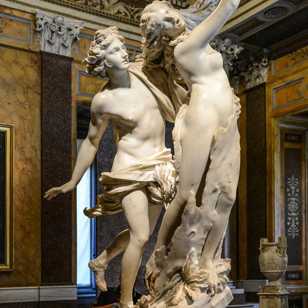 Apollo and Daphne by Gian Lorenzo .artrenewal.org