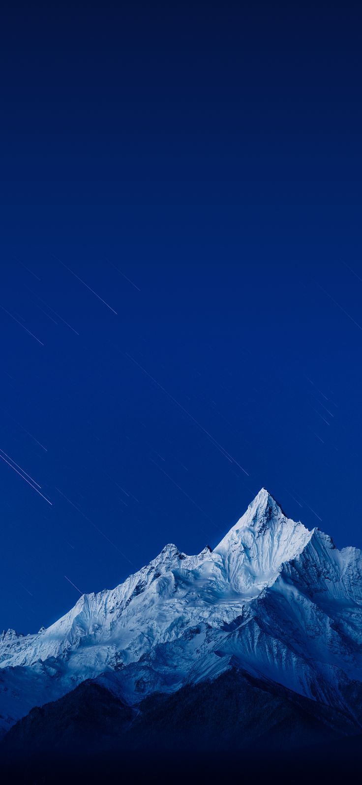 Sky blue and snow mountain wallpaper .com