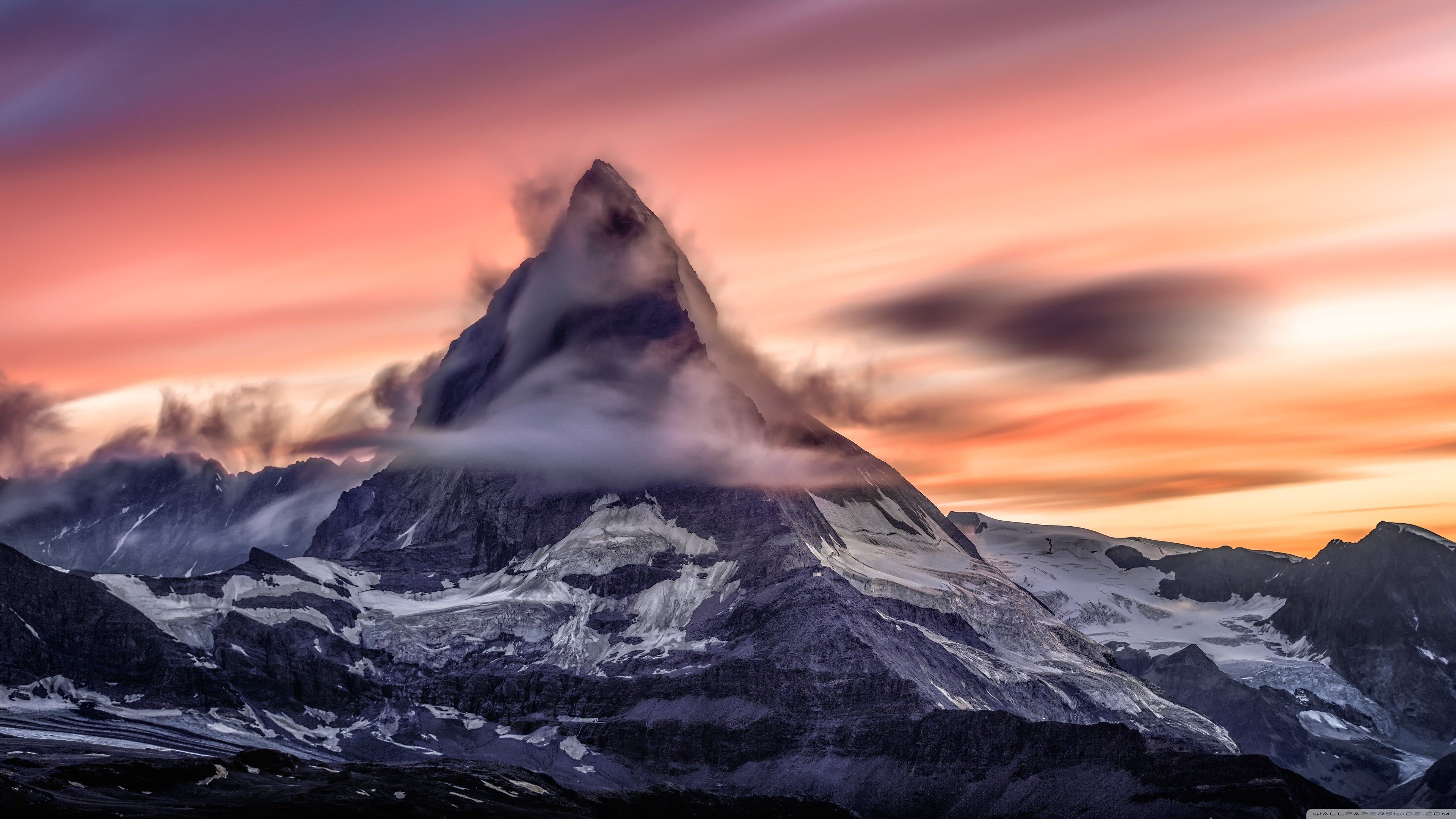 Matterhorn 4K wallpaper for your desktop or mobile screen free and easy to download