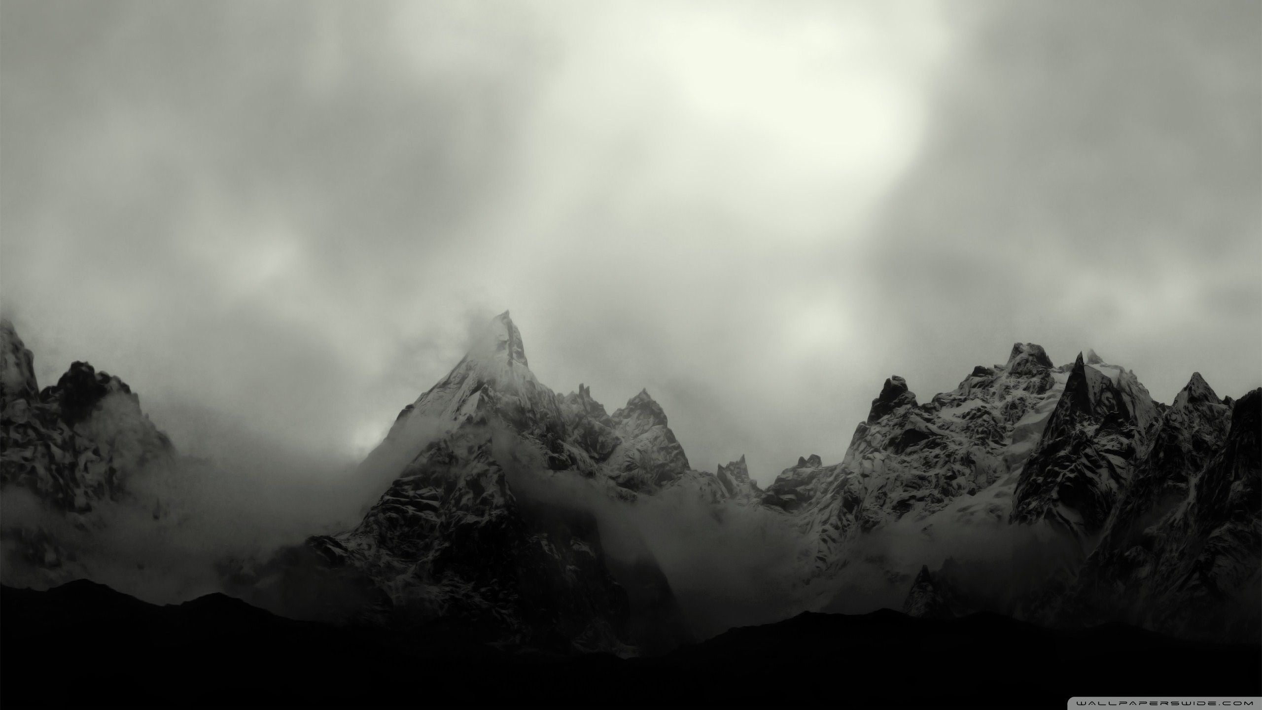 Misty Mountains Wallpaper 4k