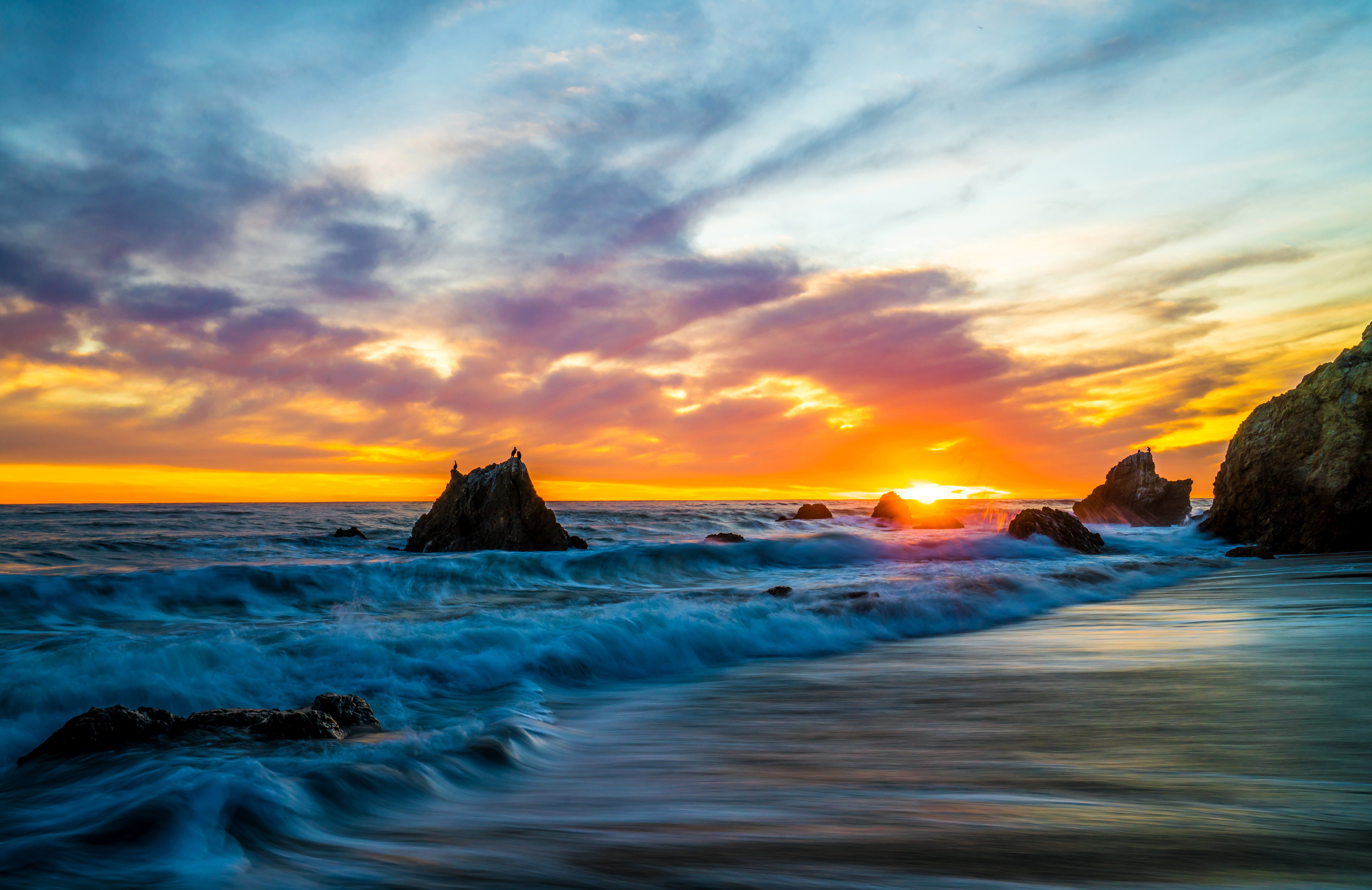 usa, Coast, Sunrises, And, Sunsets .wallup.net