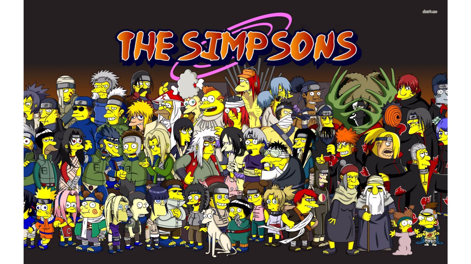 Simpsons Characters Wallpaper .wallpaperafari.com