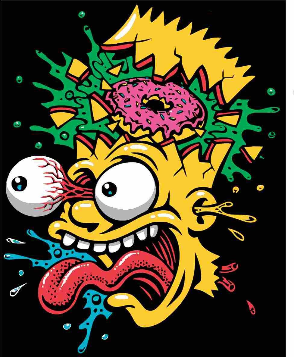 Simpsons art, Bart simpson art .com