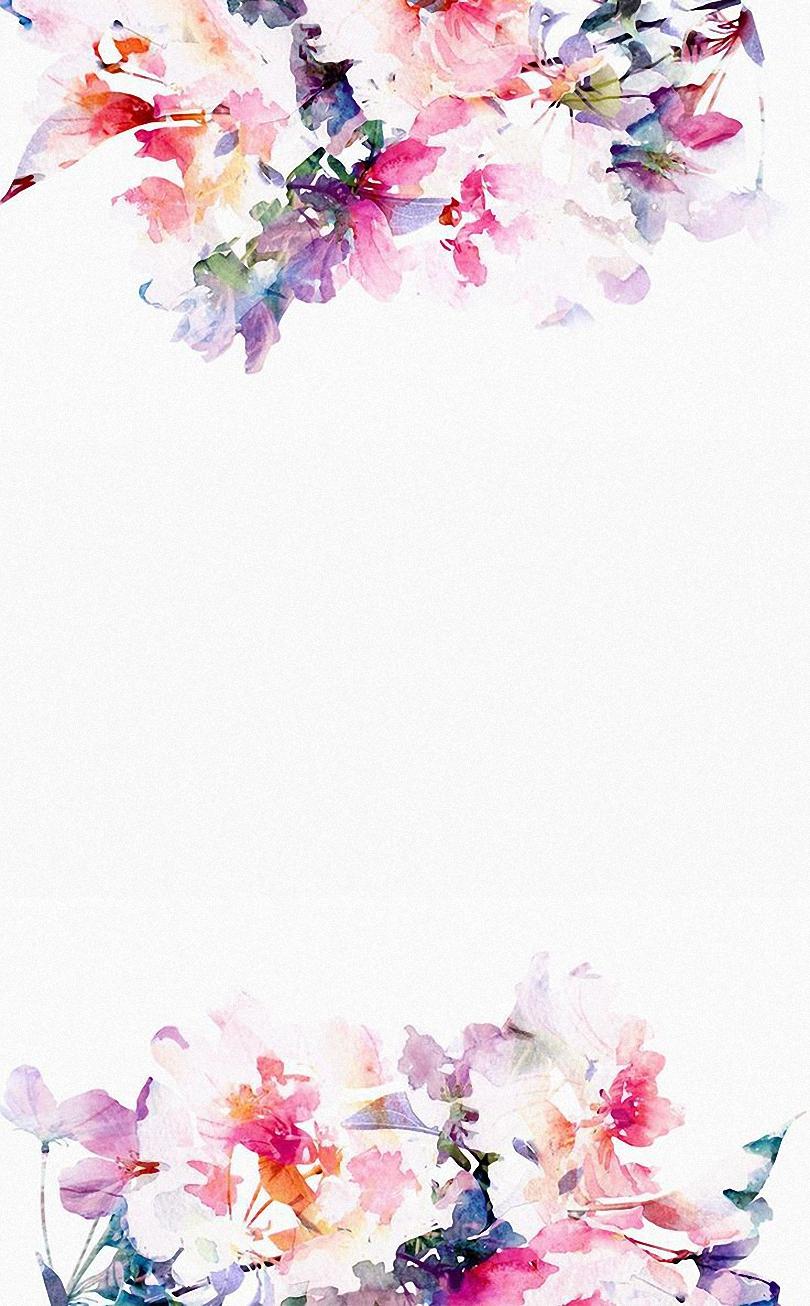 Flowers Pink White Background Wallpaper .teahub.io