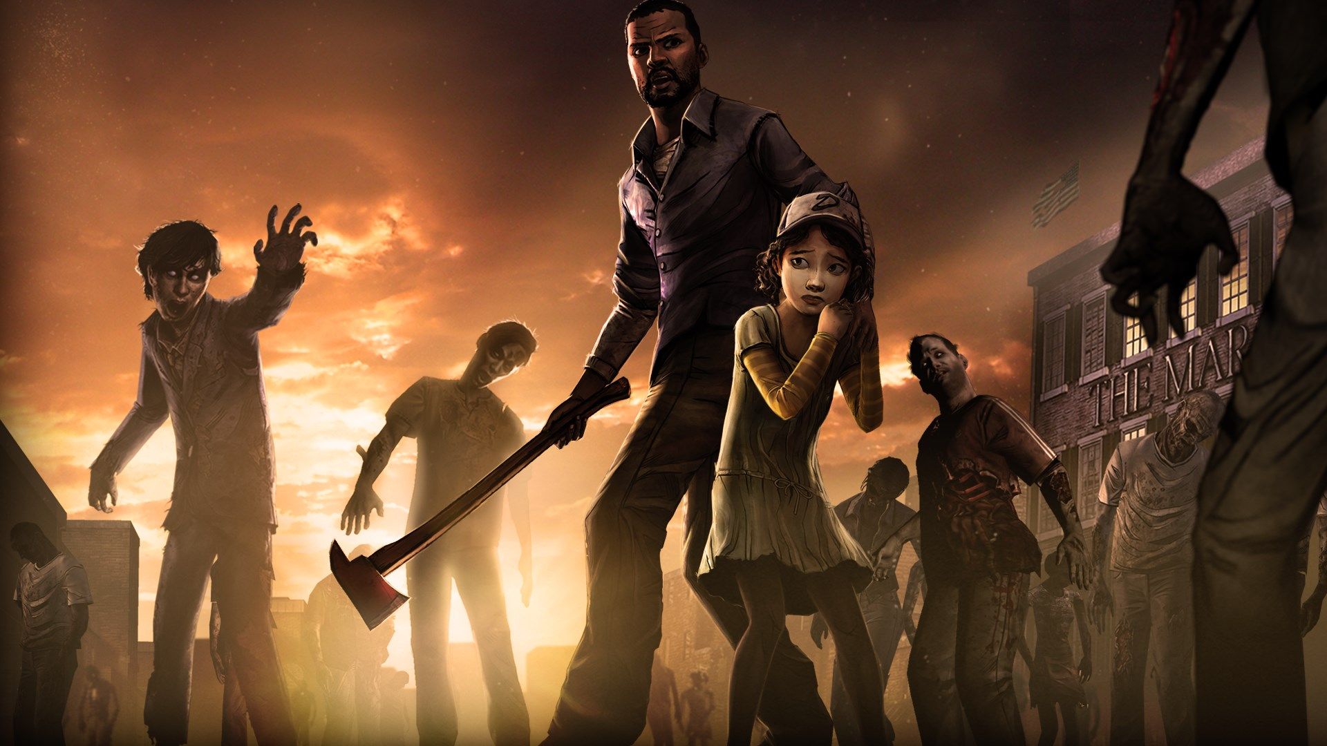 clementine walking dead wallpaper