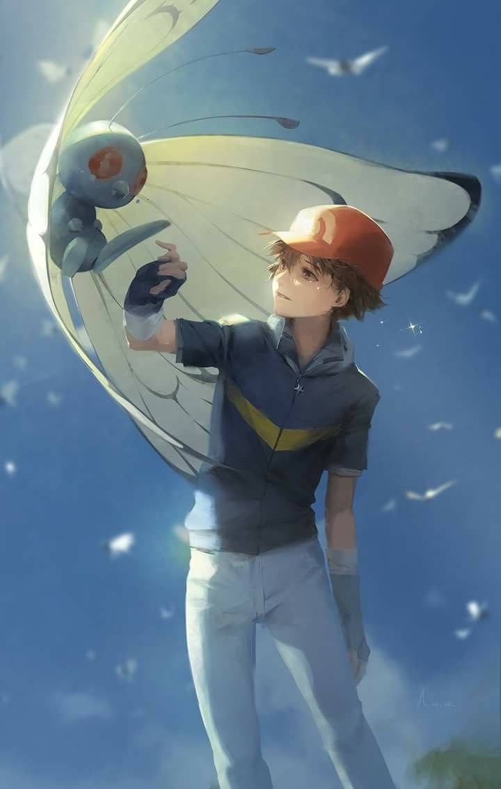 Bye Bye Butterfree. Pokemon art, Anime .com