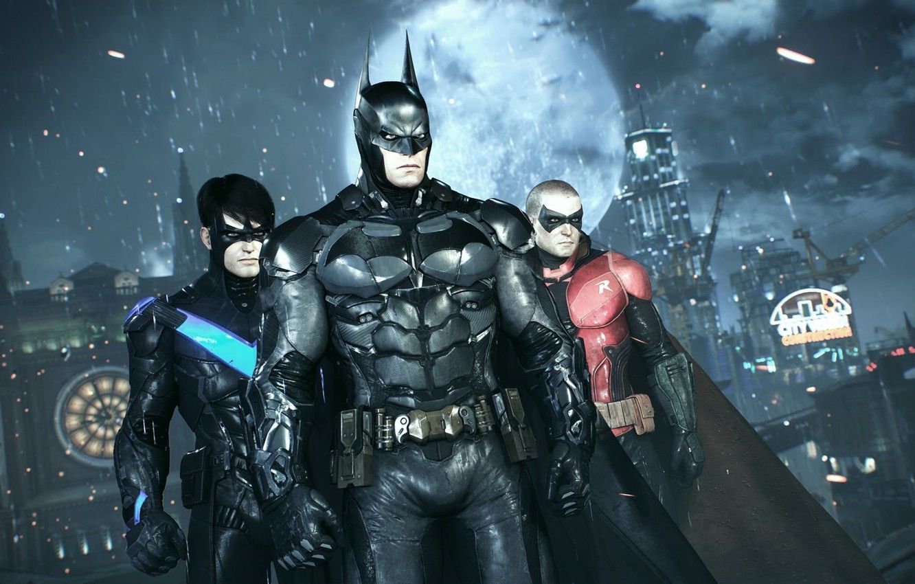 Wallpaper City, Batman, Robin .goodfon.com