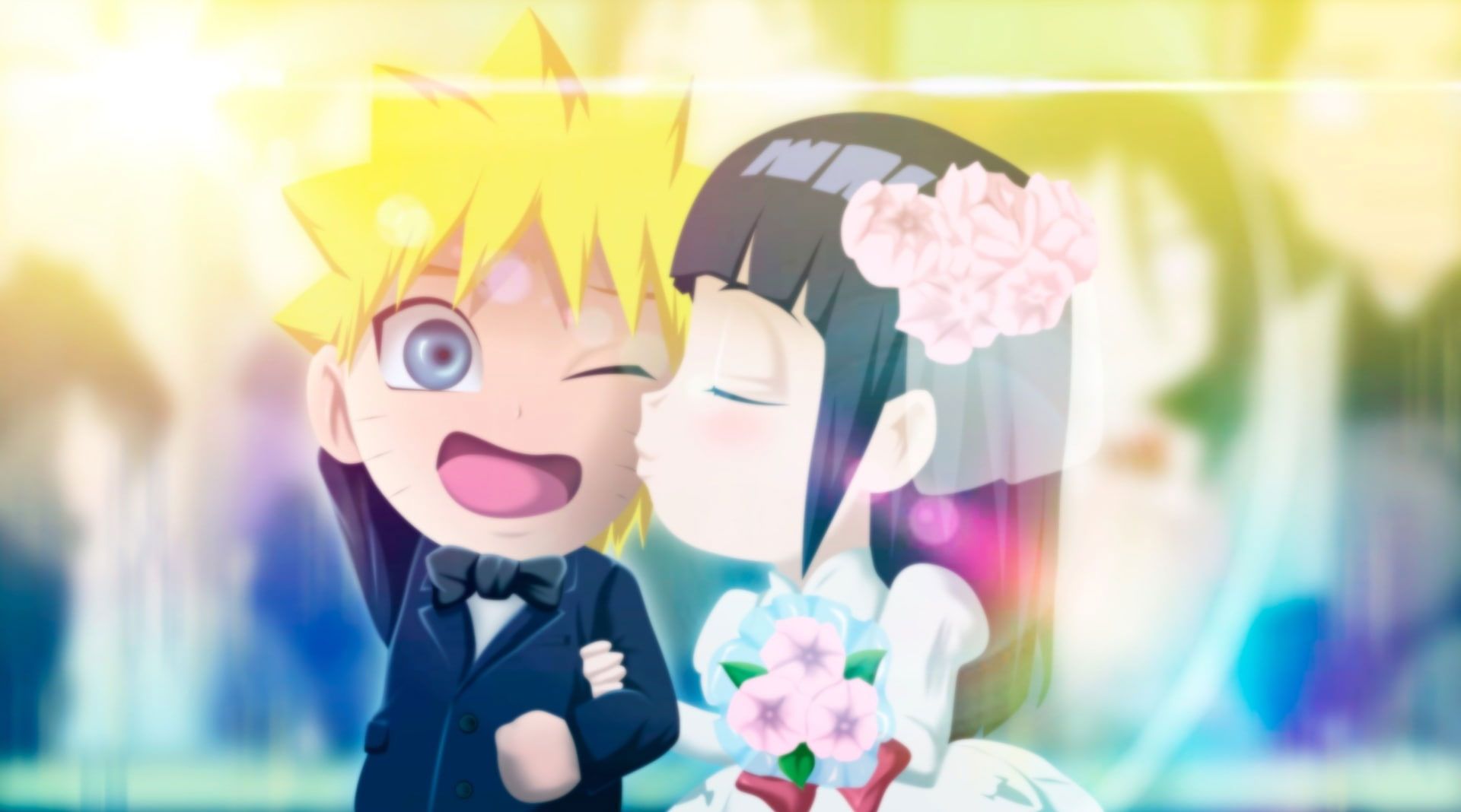 Anime Naruto Chibi Wallpaper, Hinata Hyūga, Naruto Uzumaki, Wedding • Wallpaper For You