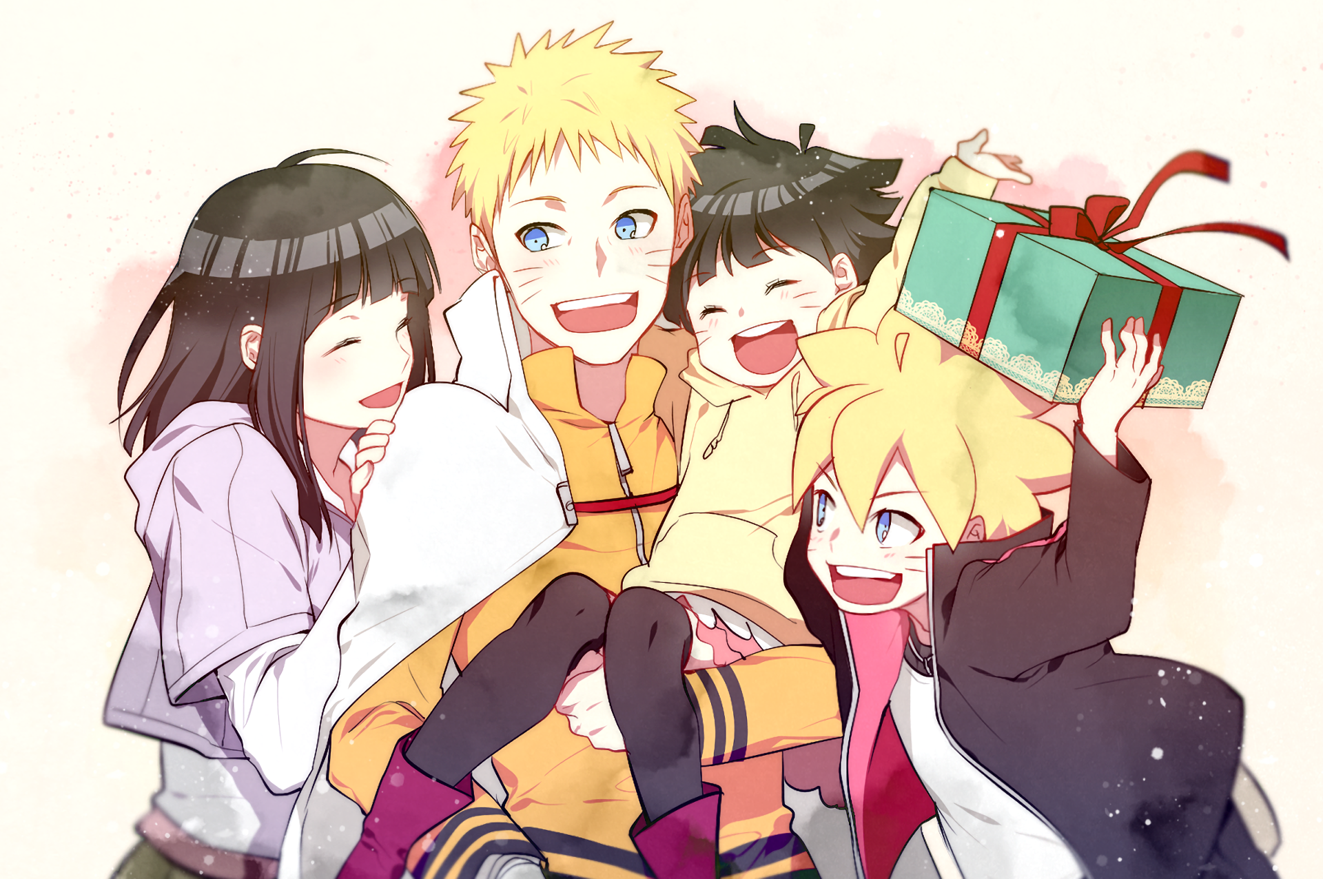 Naruto Hinata Boruto Himawari Wallpaper